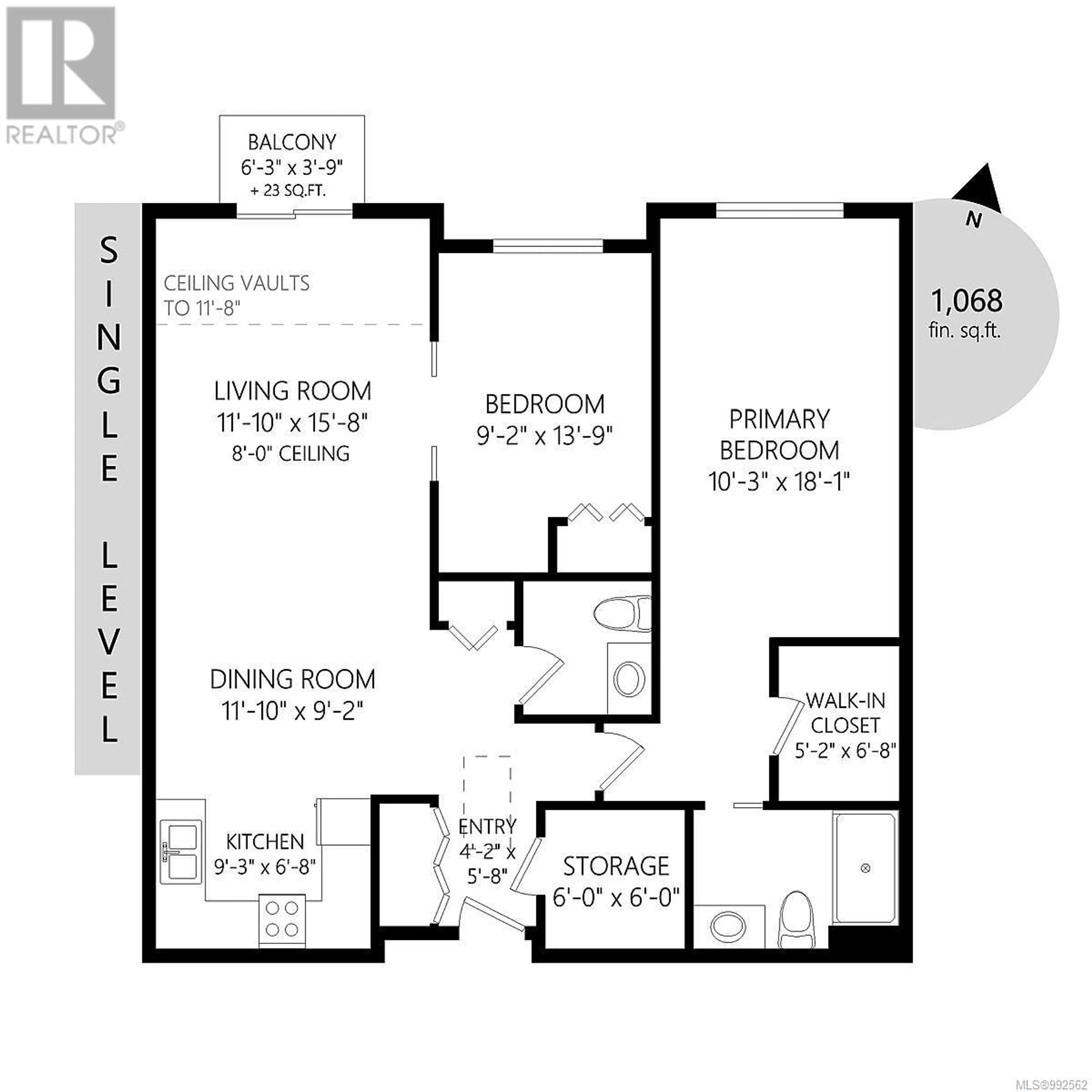 Floor plan for 315 - 1485 GARNET ROAD, Saanich British Columbia V8P5T5