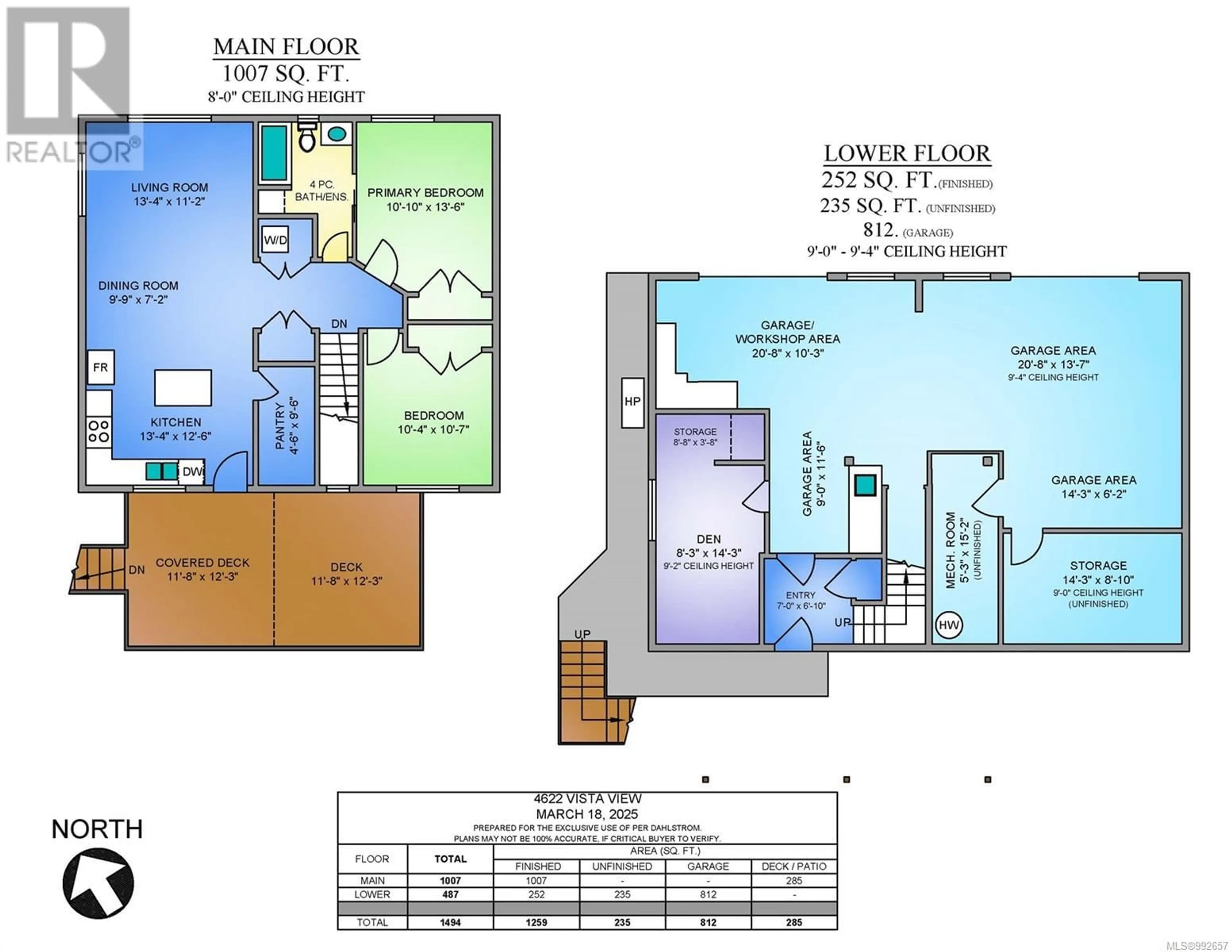 Floor plan for 4622 VISTA VIEW PLACE, Duncan British Columbia V9L6J8