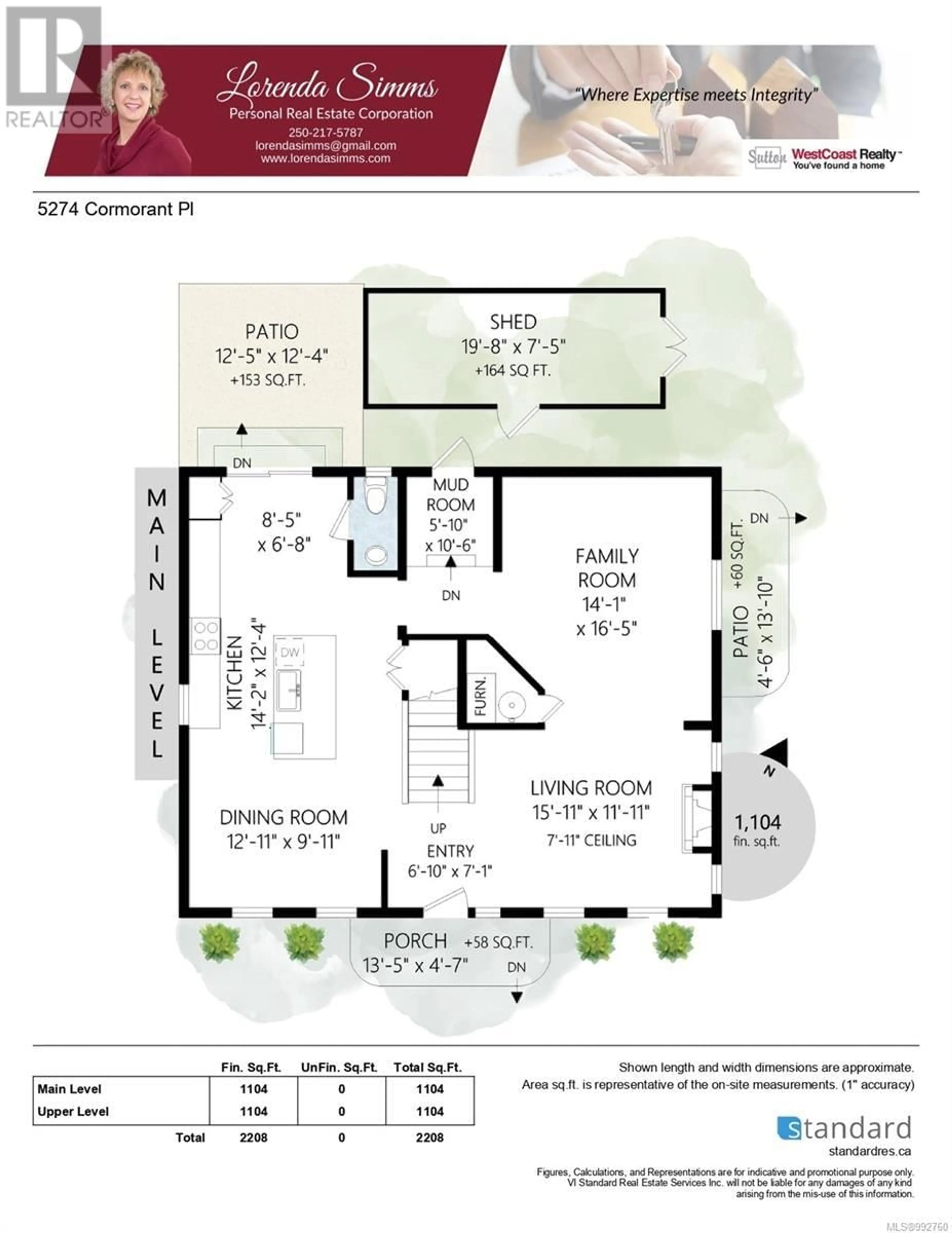 Floor plan for 5274 CORMORANT PLACE, Duncan British Columbia V9L6W6