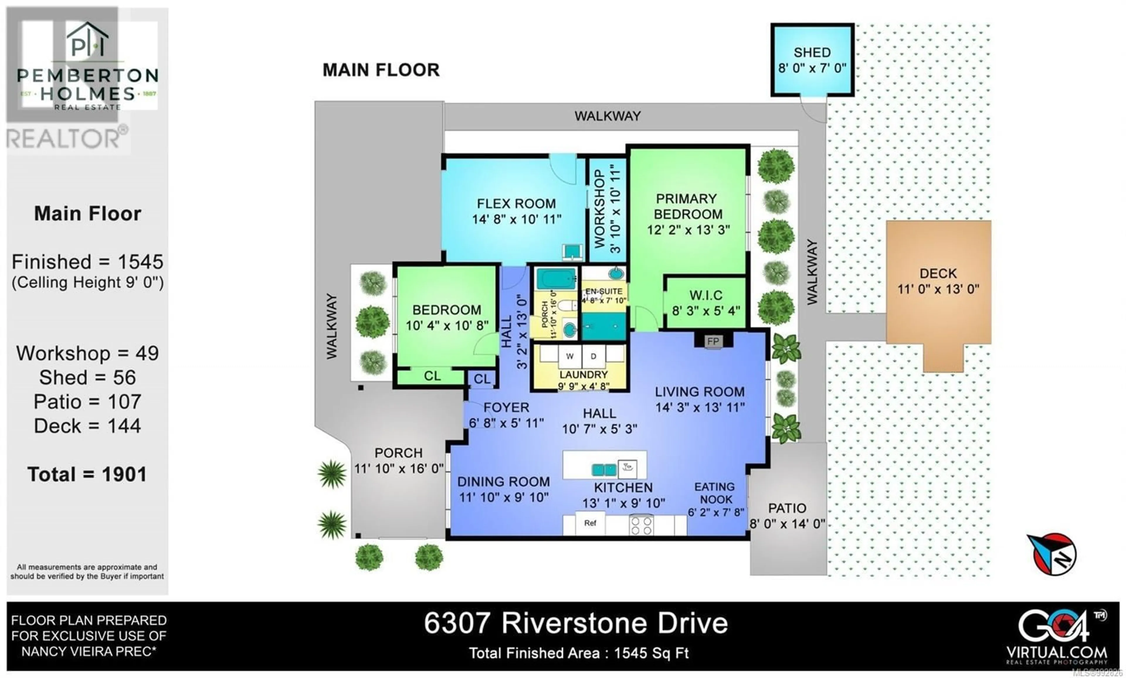 Floor plan for 6307 RIVERSTONE DRIVE, Sooke British Columbia V9Z1N4