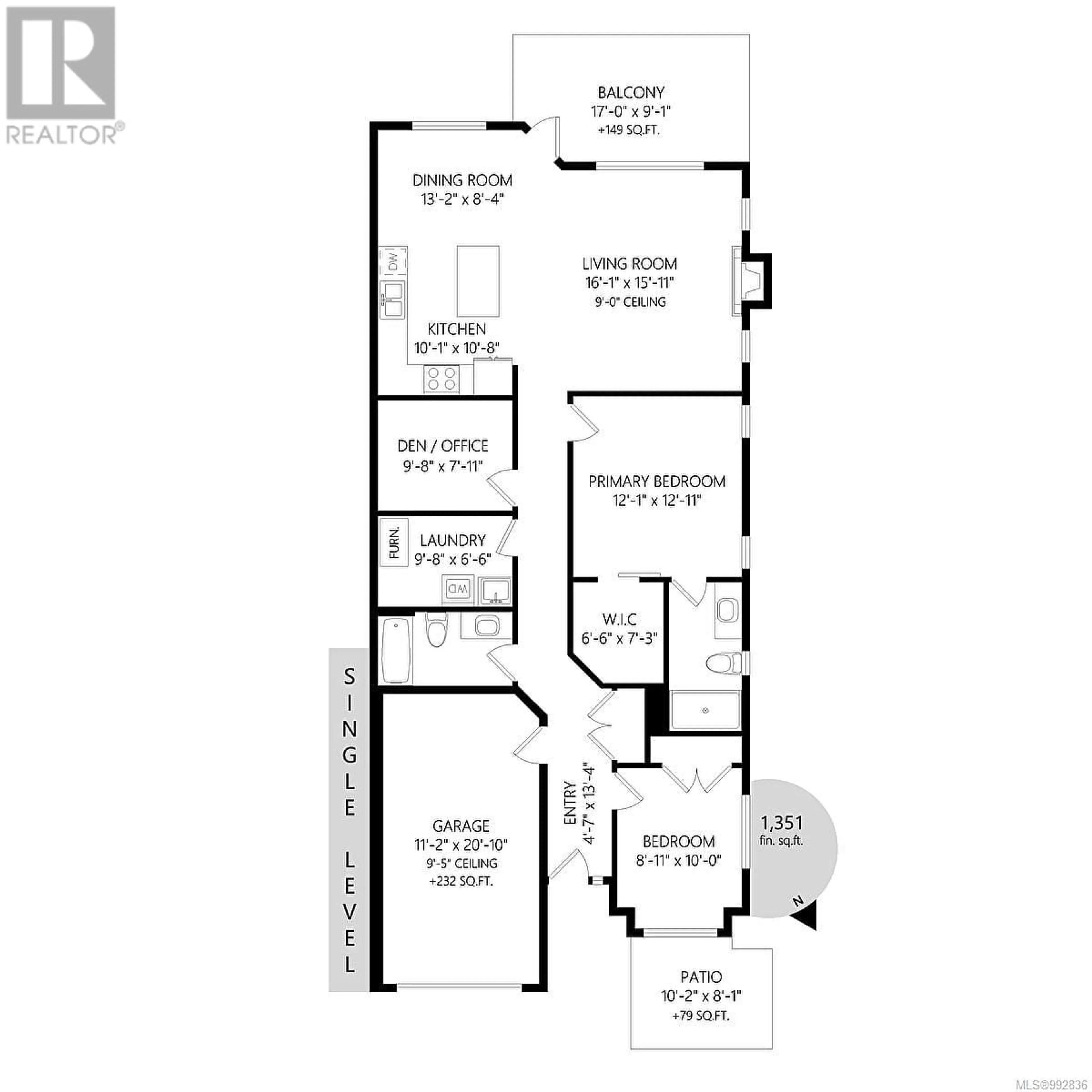Floor plan for 142 - 1234 VIEWTOP ROAD, Duncan British Columbia V9L0H7