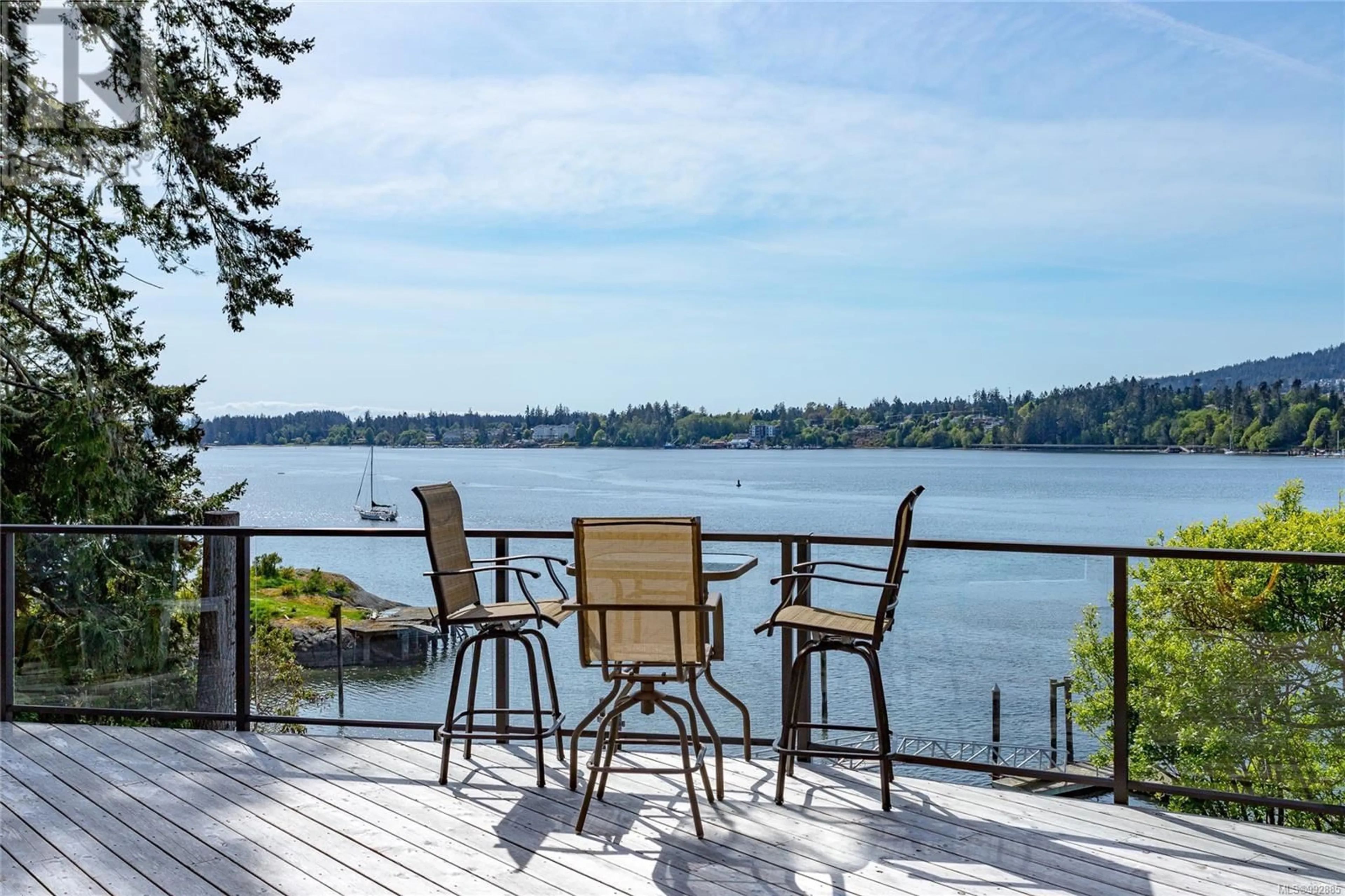 Patio, water/lake/river/ocean view for 6510 THORNETT ROAD, Sooke British Columbia V9Z1A5