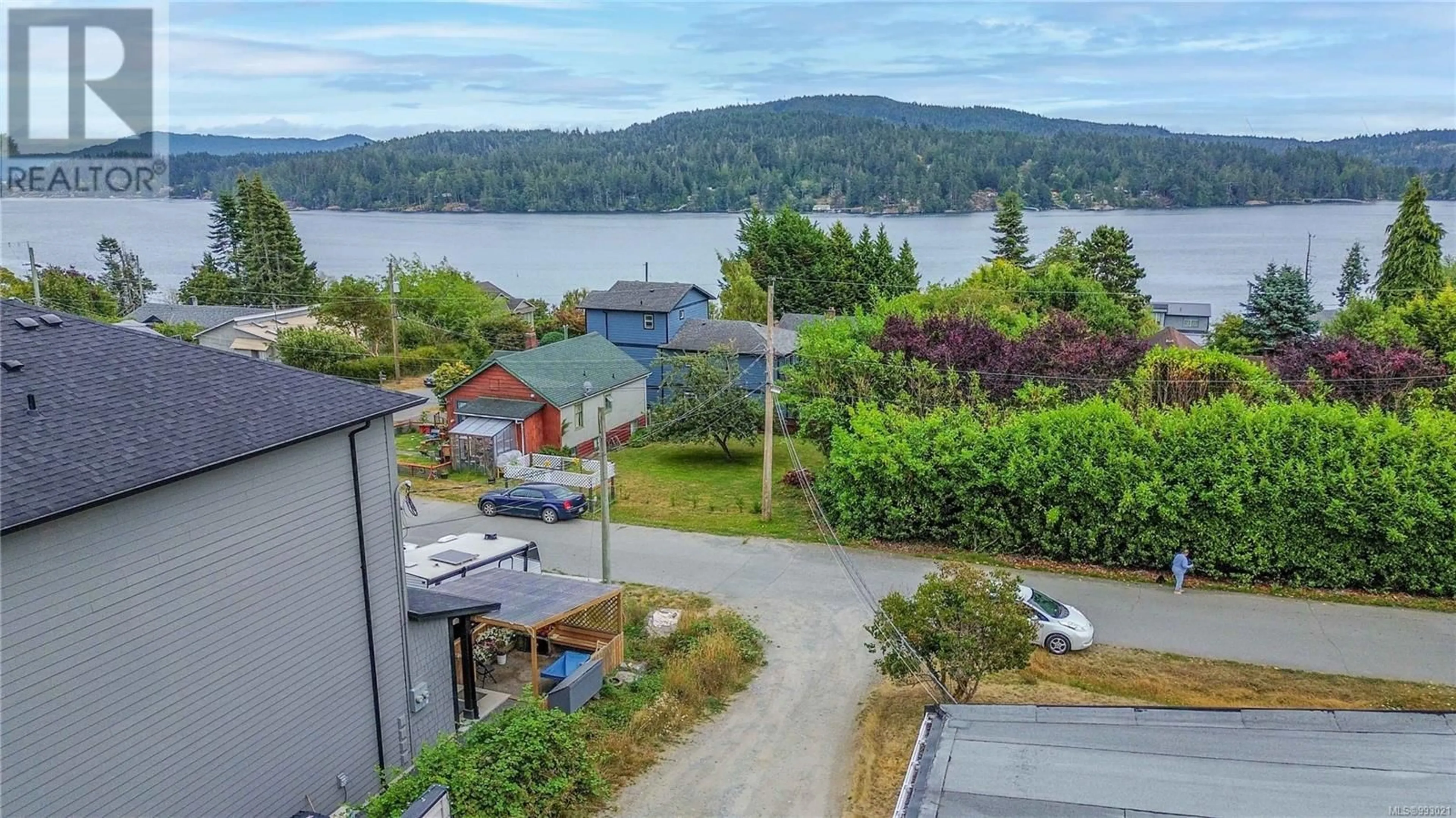 A pic from outside/outdoor area/front of a property/back of a property/a pic from drone, water/lake/river/ocean view for 6558 LANARK ROAD, Sooke British Columbia V9Z0X1