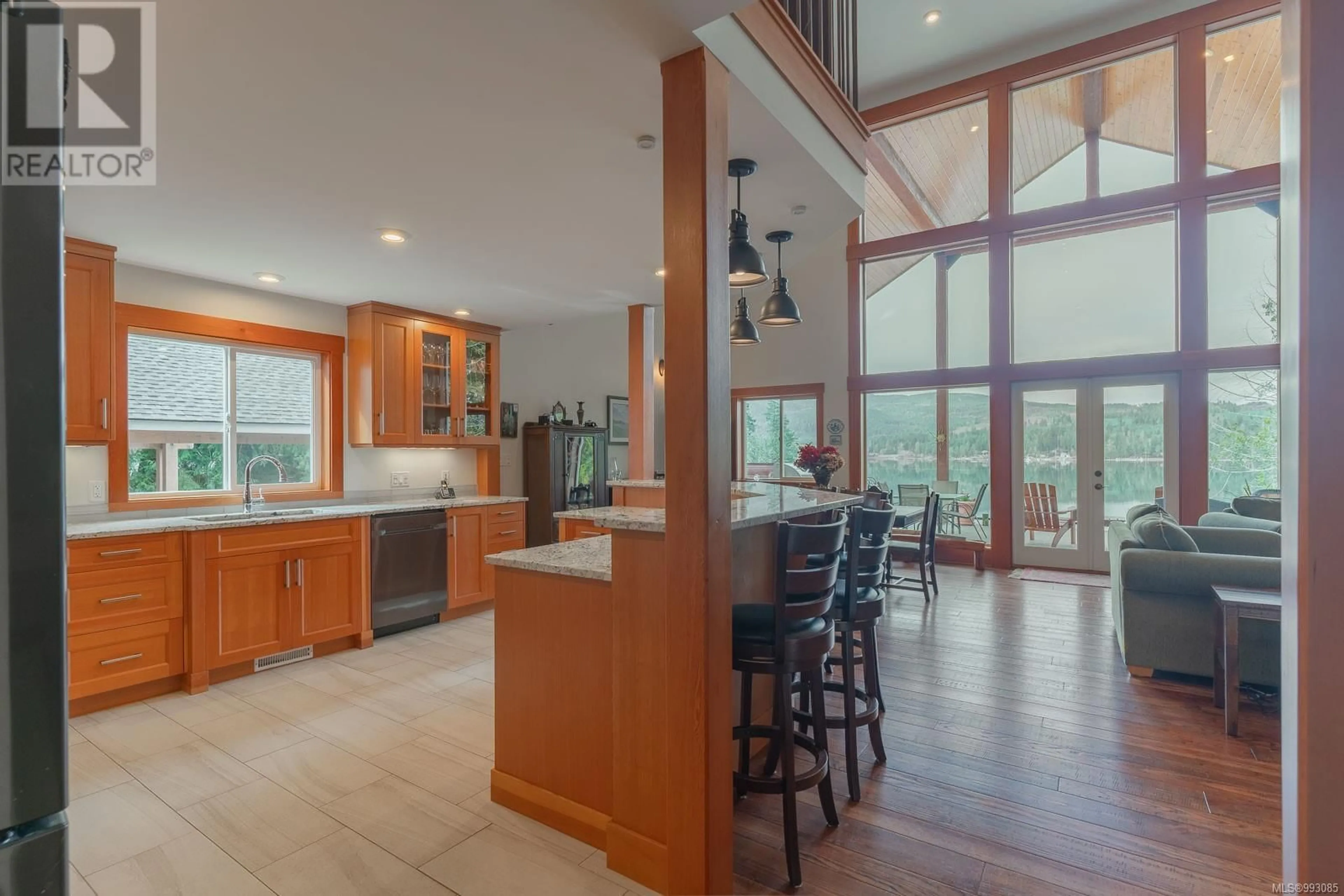 Open concept kitchen, ceramic/tile floor for 10087 BLOWER ROAD, Port Alberni British Columbia V9Y9B2