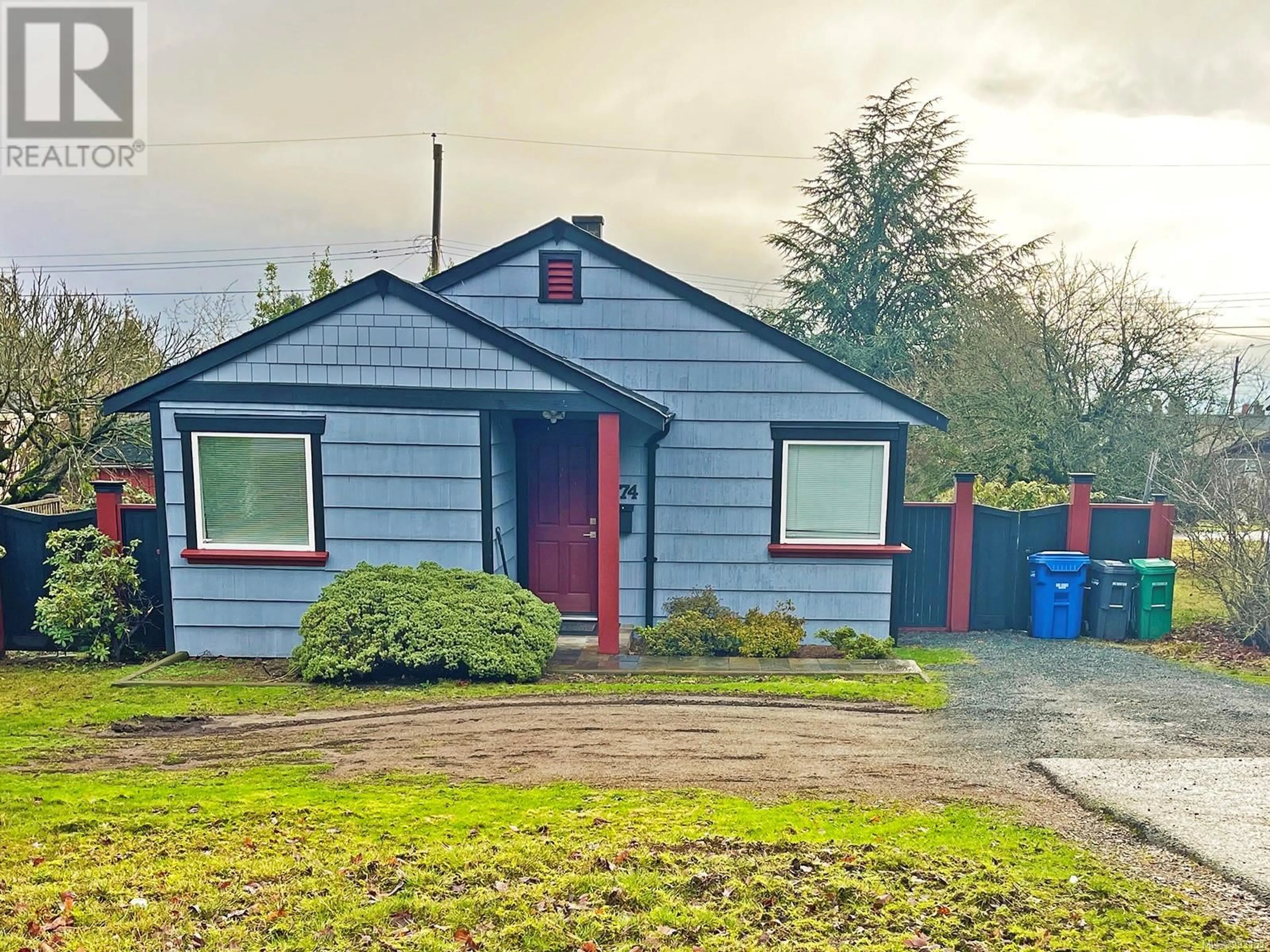 A pic from outside/outdoor area/front of a property/back of a property/a pic from drone, street for 474 & 486 WAKESIAH AVENUE, Nanaimo British Columbia V9R3K9