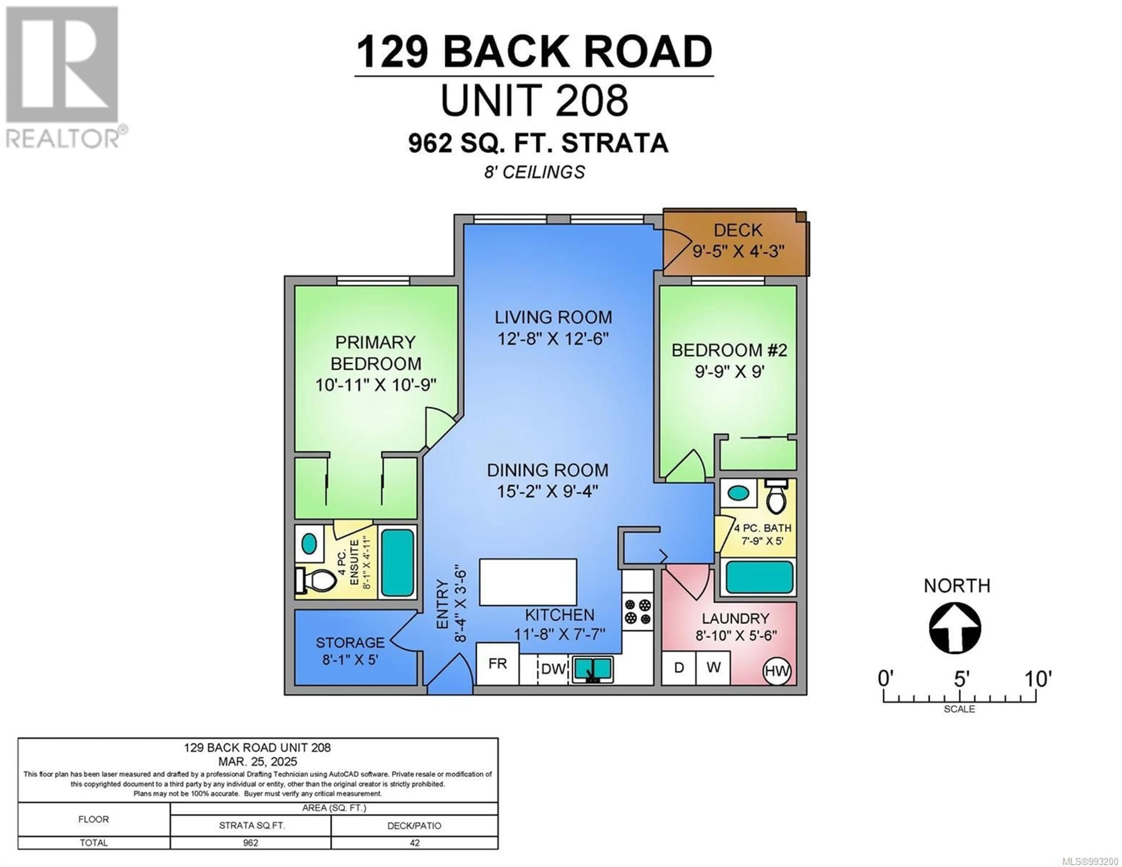 Floor plan for 208 - 129 BACK ROAD, Courtenay British Columbia V9N3W5
