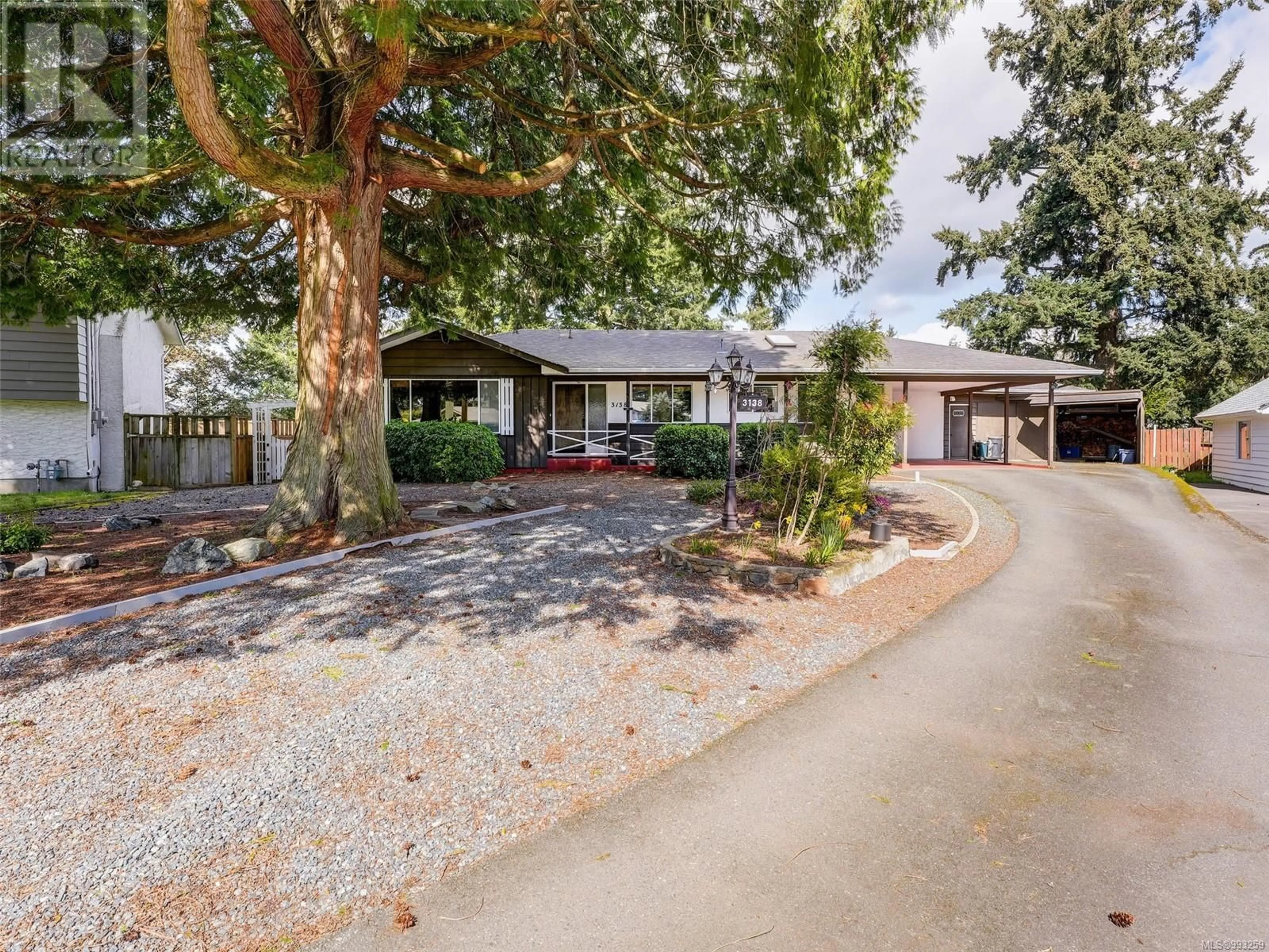 A pic from outside/outdoor area/front of a property/back of a property/a pic from drone, street for 3138 LYNNLARK PLACE, Colwood British Columbia V9B1Z3