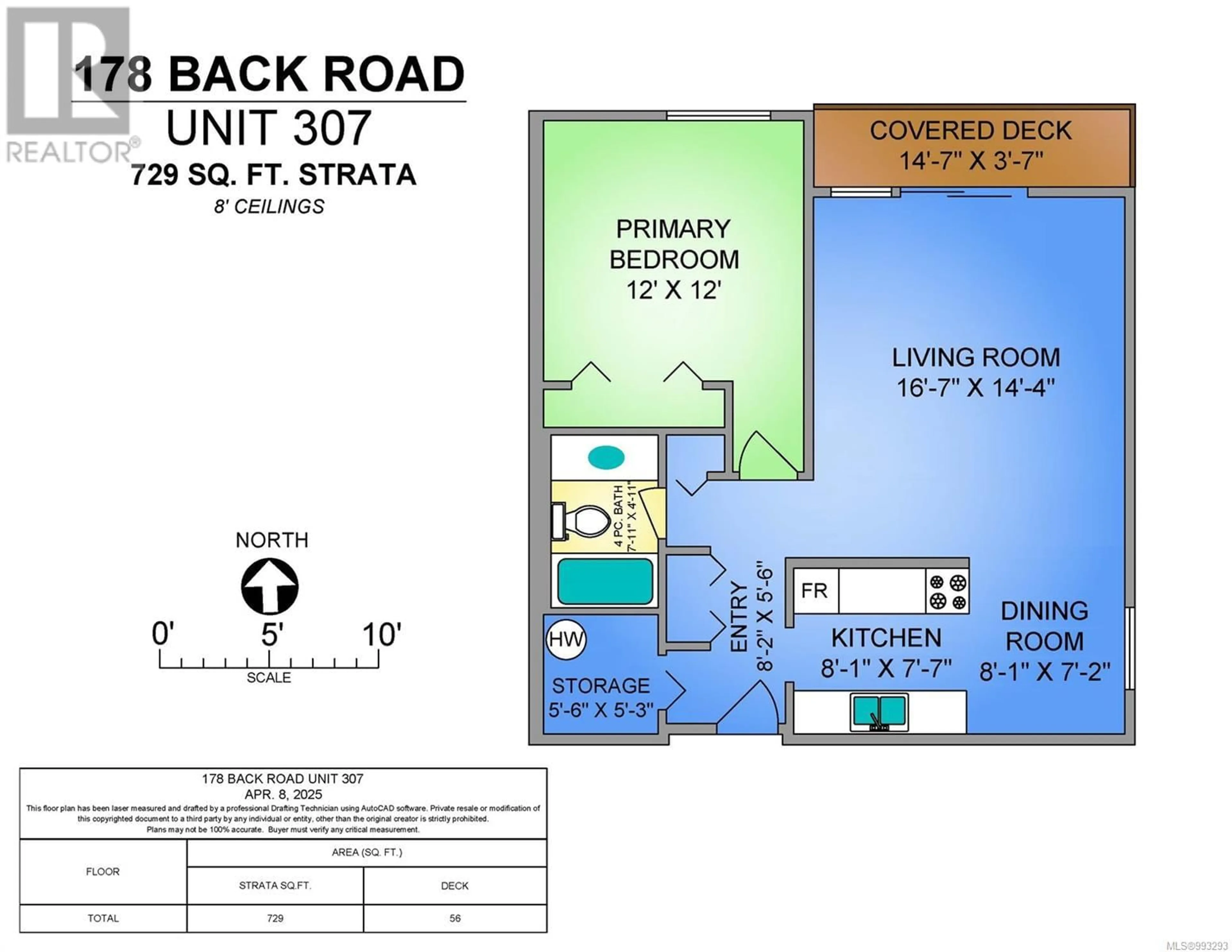 Floor plan for 307 - 178 BACK ROAD, Courtenay British Columbia V9N3W6