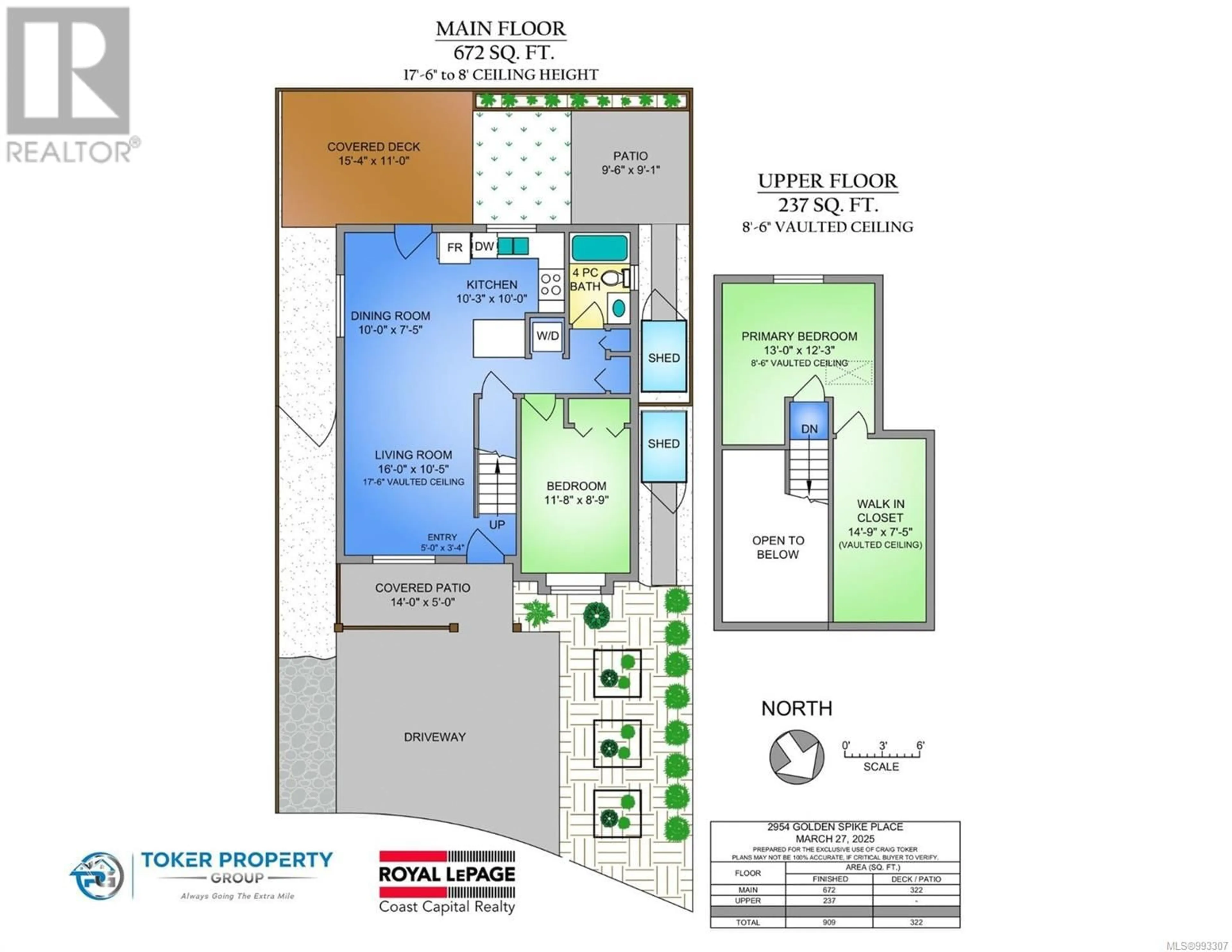 Floor plan for 2954 GOLDEN SPIKE PLACE, Langford British Columbia V9B0K6