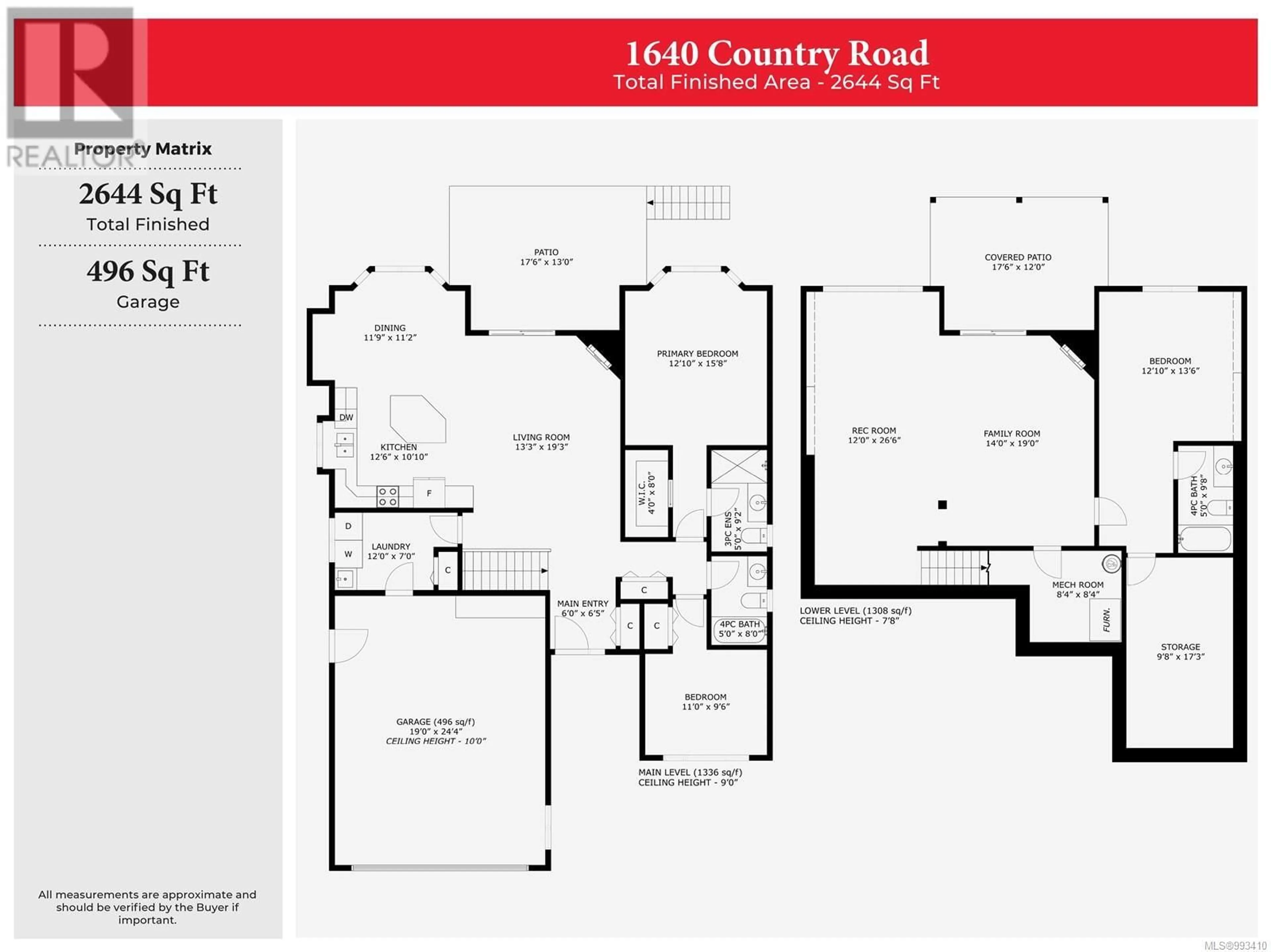 Floor plan for 1640 COUNTRY ROAD, Qualicum Beach British Columbia V9K2S3