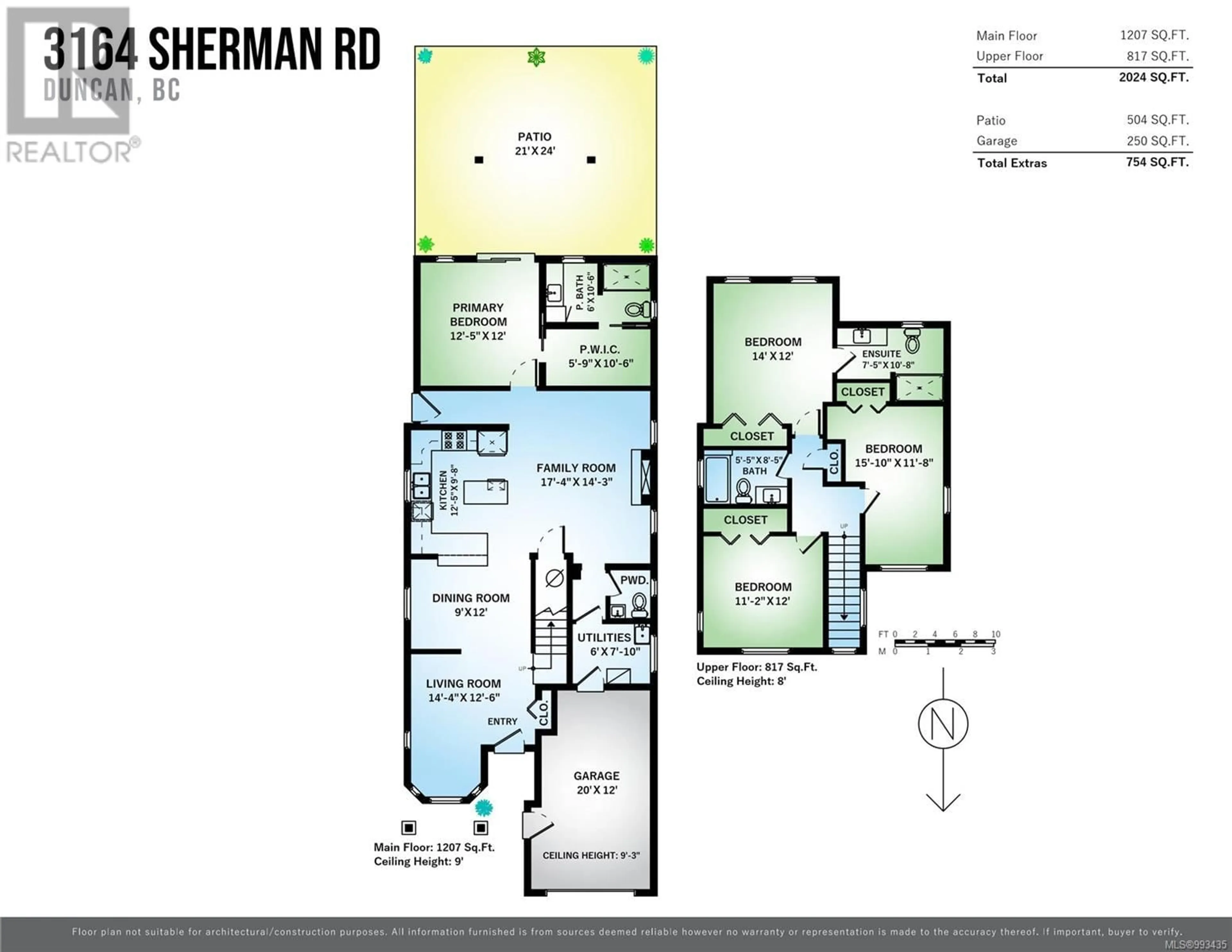 Floor plan for 3164 SHERMAN ROAD, Duncan British Columbia V9L4B4