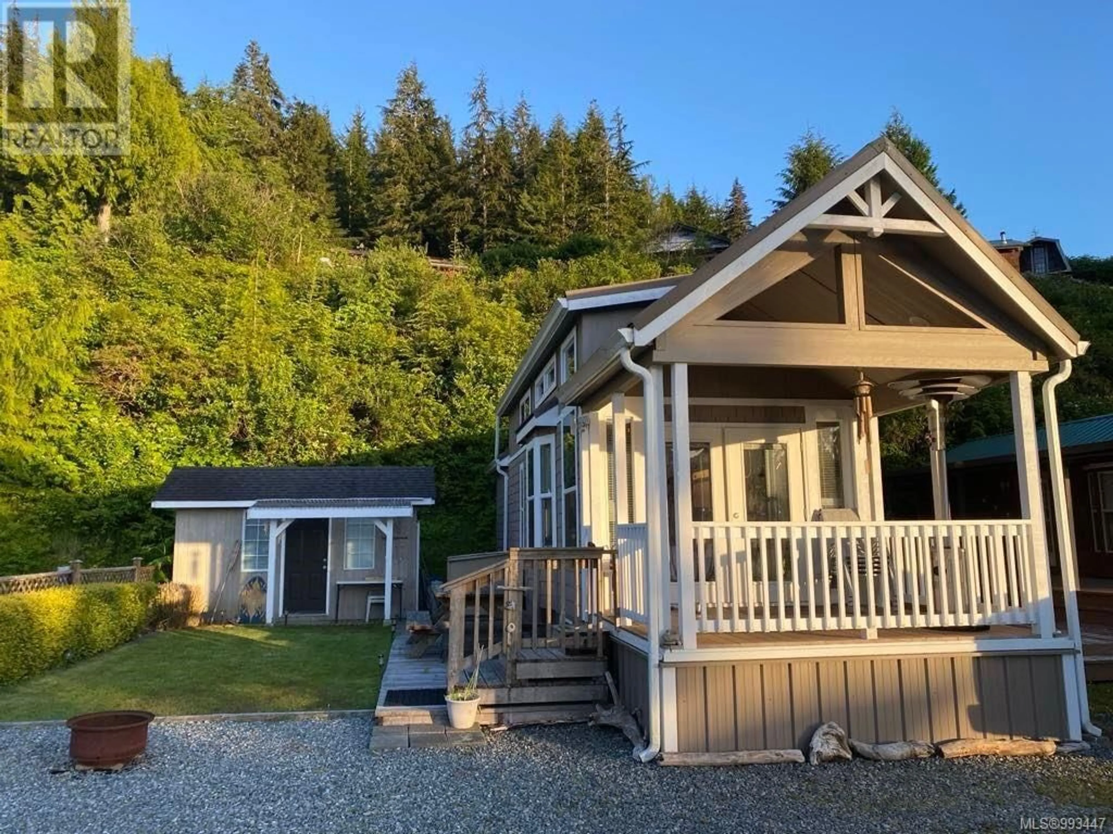 A pic from outside/outdoor area/front of a property/back of a property/a pic from drone, water/lake/river/ocean view for 15 - 6340 CERANTES ROAD, Port Renfrew British Columbia V0S1K0