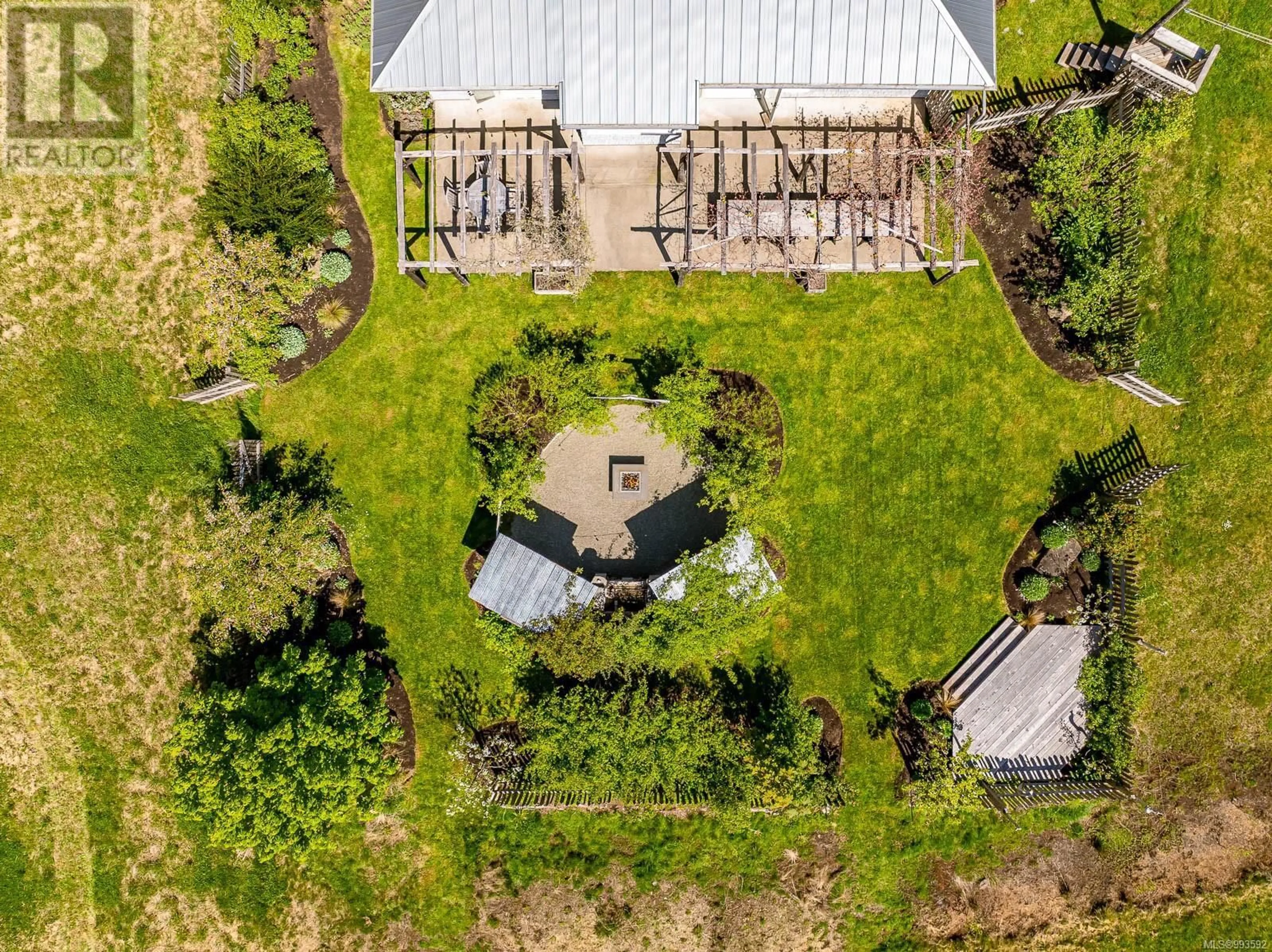 A pic from outside/outdoor area/front of a property/back of a property/a pic from drone, unknown for 1760 OSTBY ROAD, Hornby Island British Columbia V0R1Z0