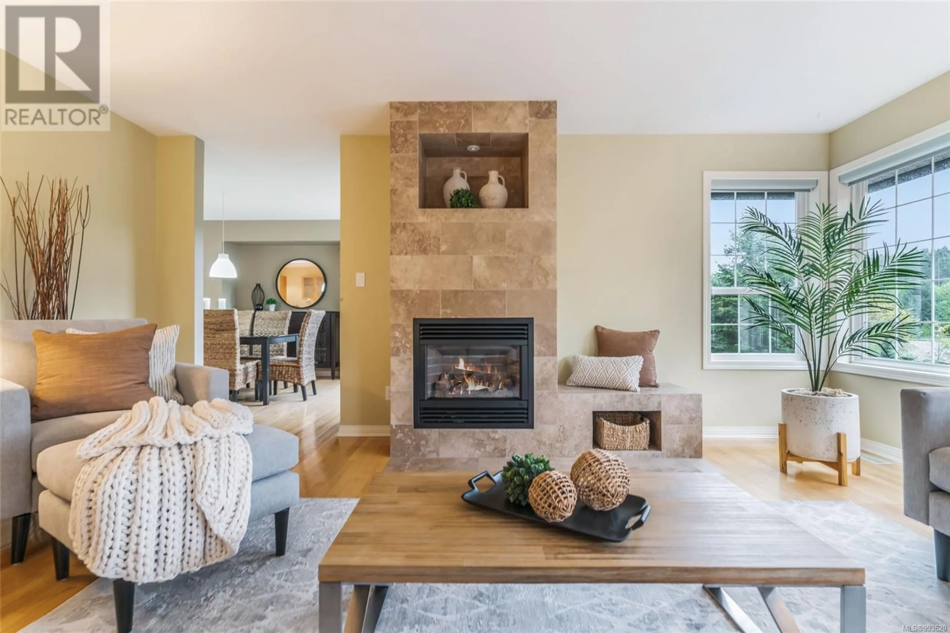 Living room with furniture, ceramic/tile floor for 3329 ROCKHAMPTON ROAD, Nanoose Bay British Columbia V9P9H5