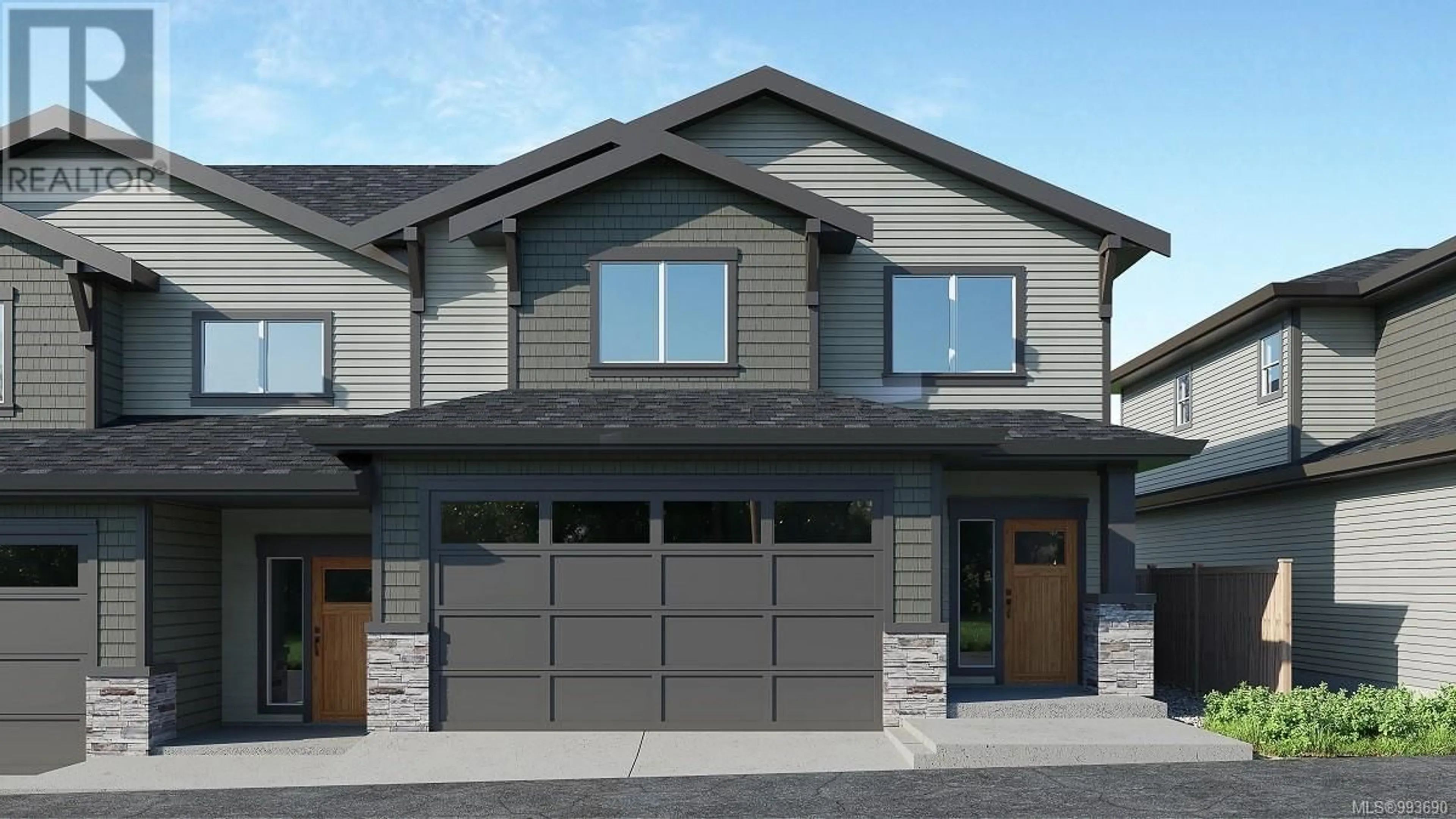 Home with vinyl exterior material, street for 1442 DOLOMITE RIDGE, Langford British Columbia V0V0V0