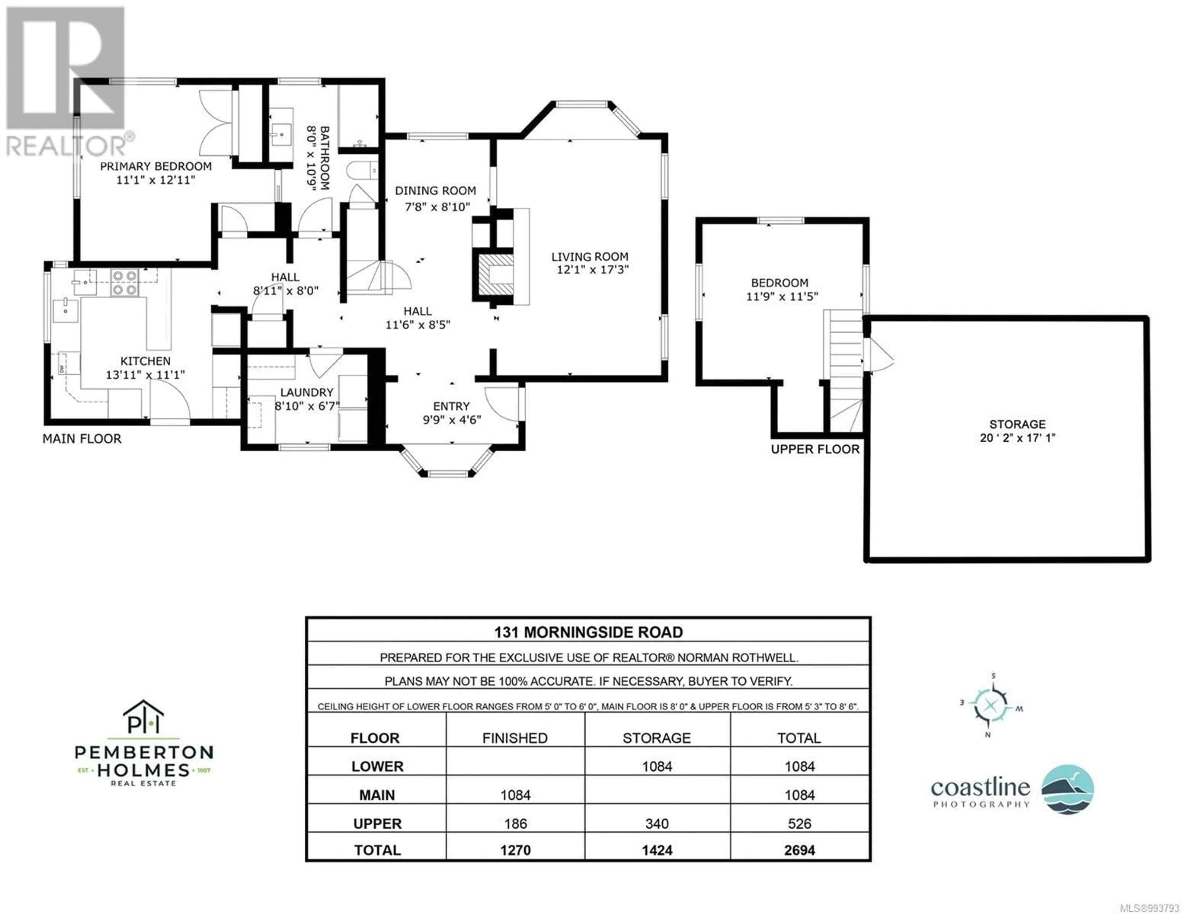 Floor plan for 131 MORNINGSIDE DRIVE, Salt Spring British Columbia V8K1X1