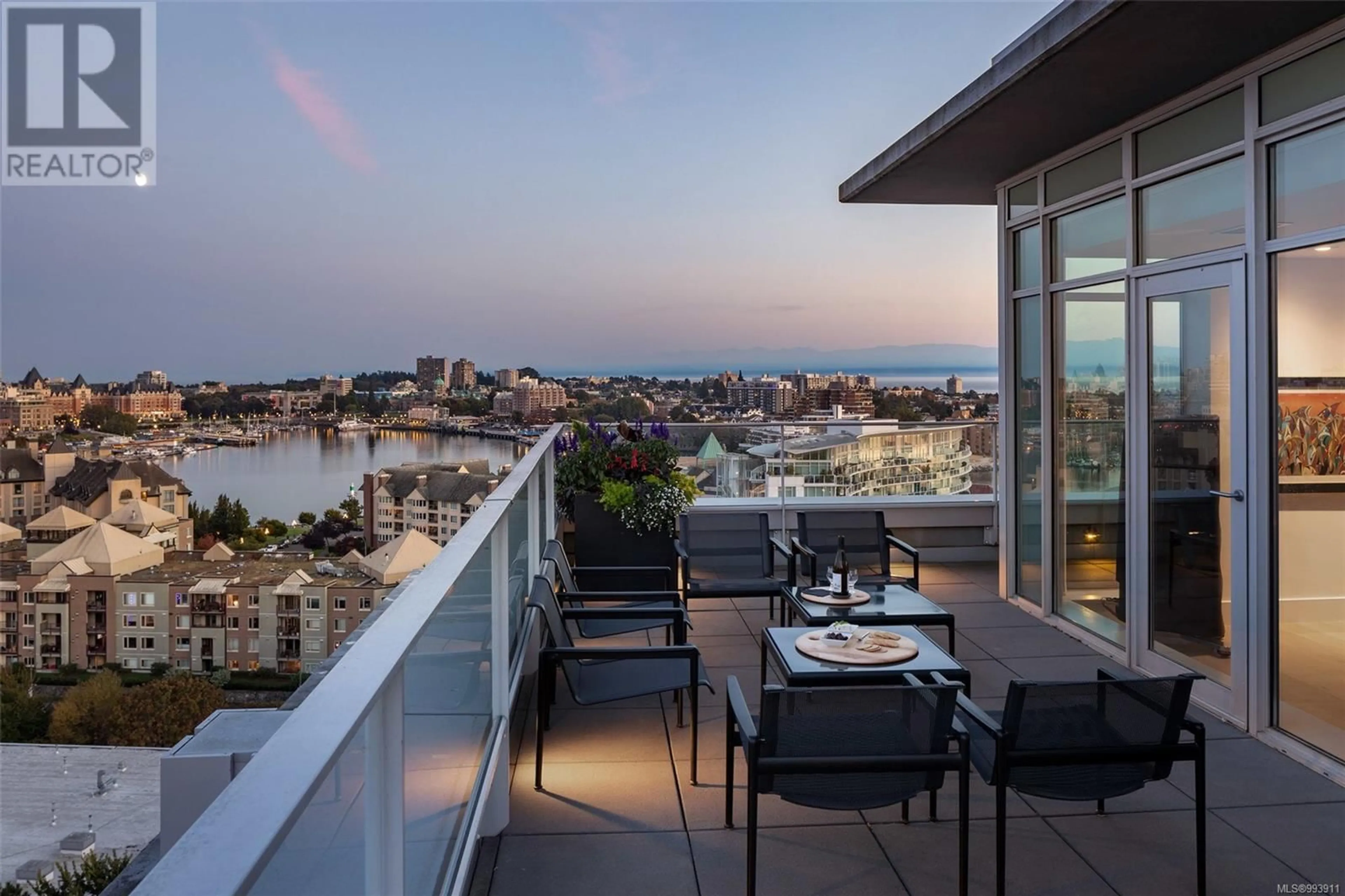 Patio, water/lake/river/ocean view for 909/910 - 100 SAGHALIE ROAD, Victoria British Columbia V9A0A1