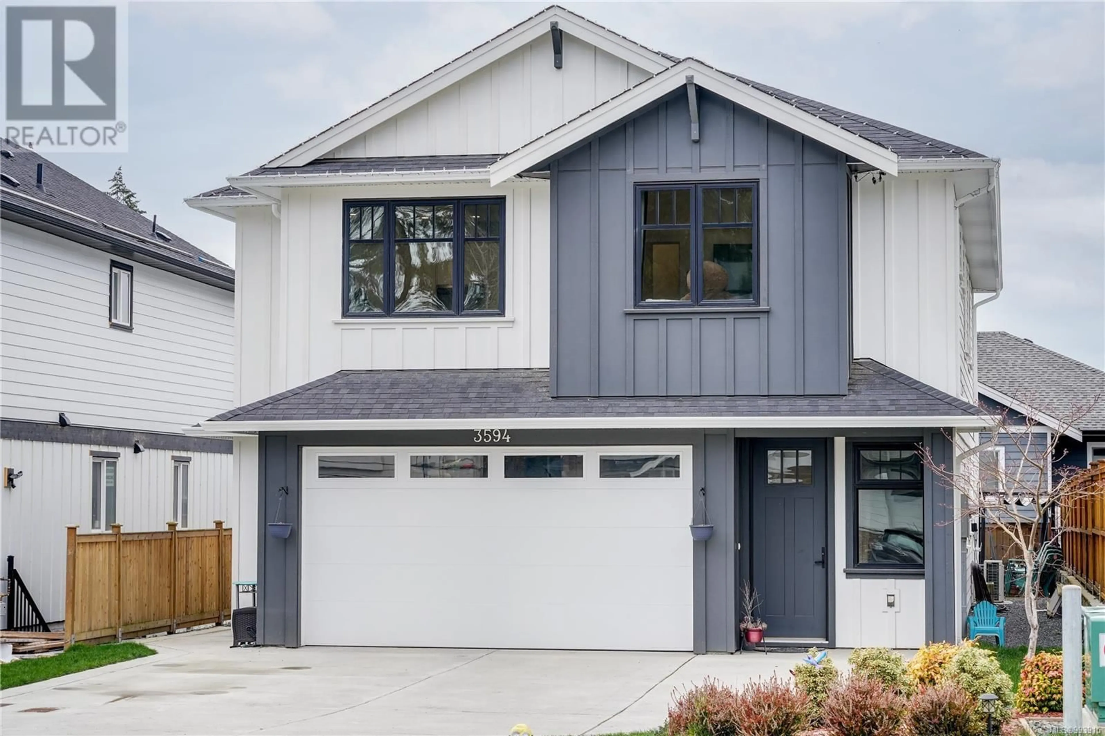 Home with vinyl exterior material, street for 3594 DELBLUSH LANE, Langford British Columbia V9C0K5