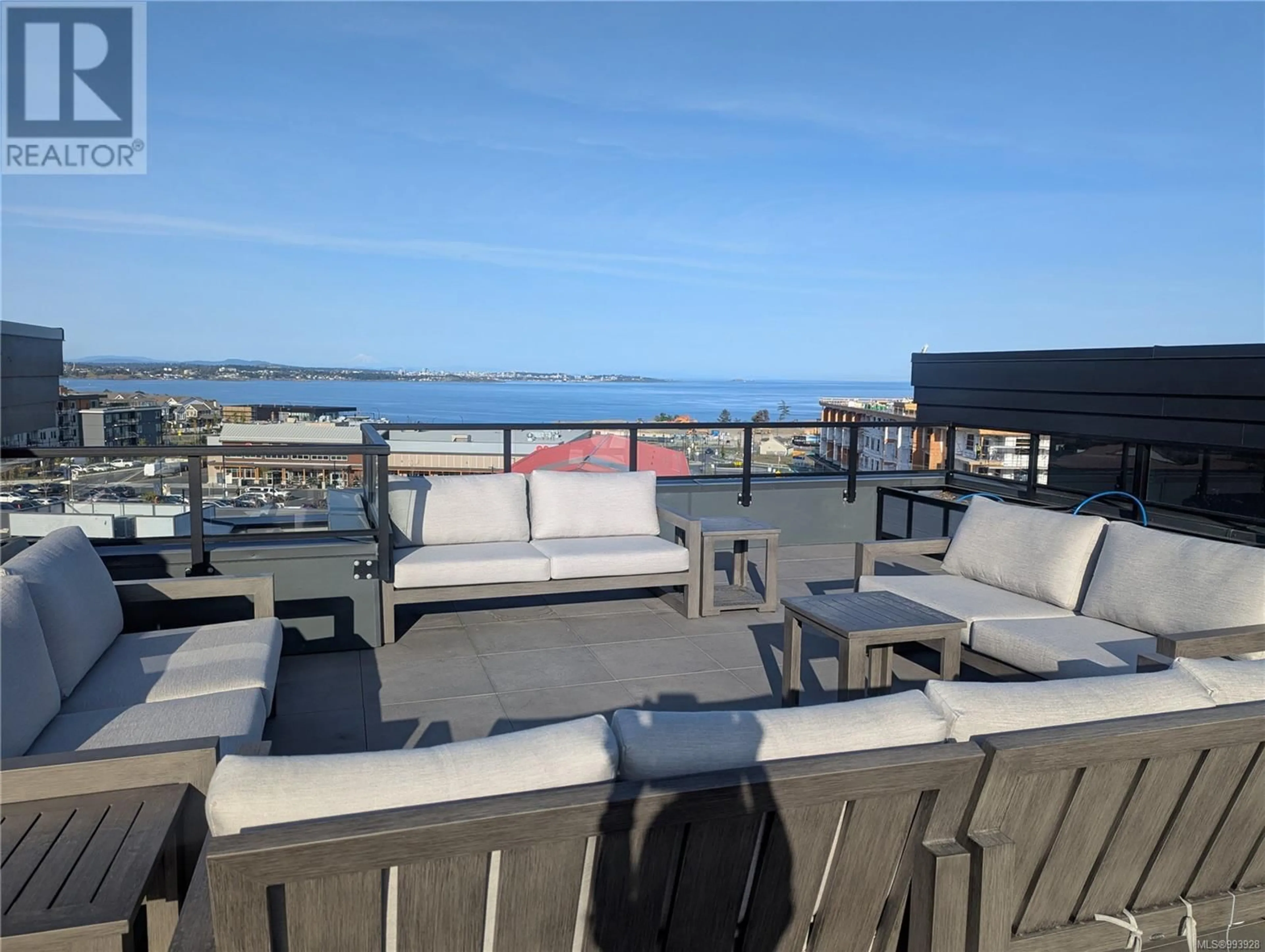 Patio, water/lake/river/ocean view for 408 - 3564A RYDER HESJEDAL WAY, Colwood British Columbia V9C0V3