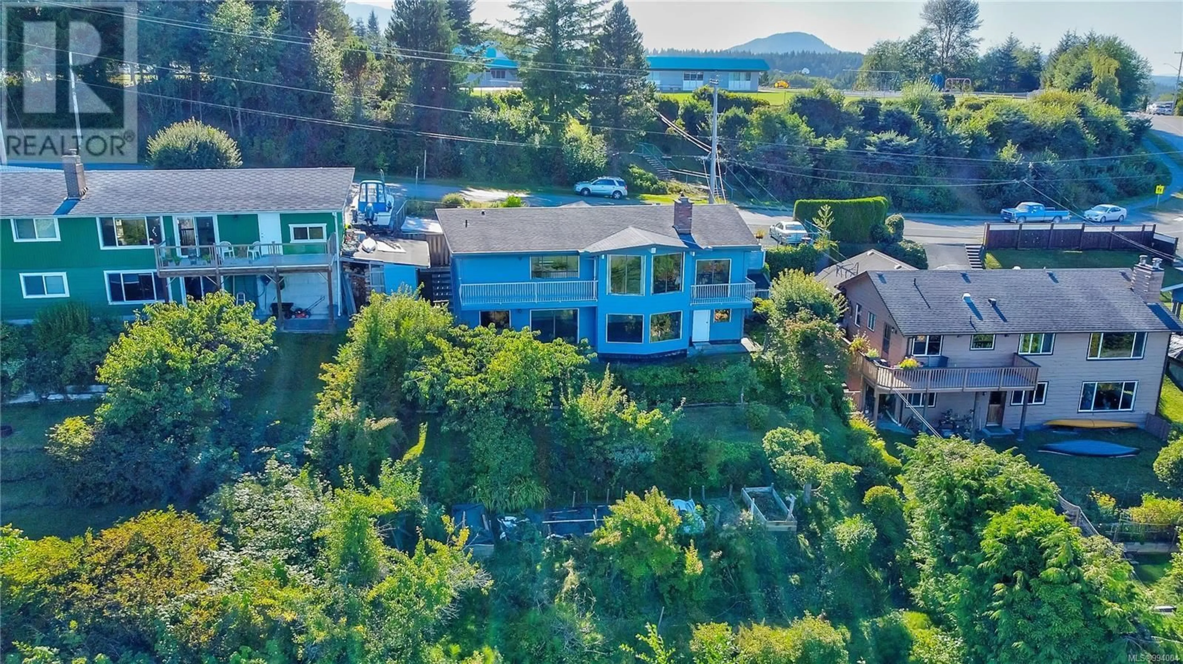 A pic from outside/outdoor area/front of a property/back of a property/a pic from drone, mountain view for 2390 MOUNTVIEW CRESCENT, Port McNeill British Columbia V0N2R0