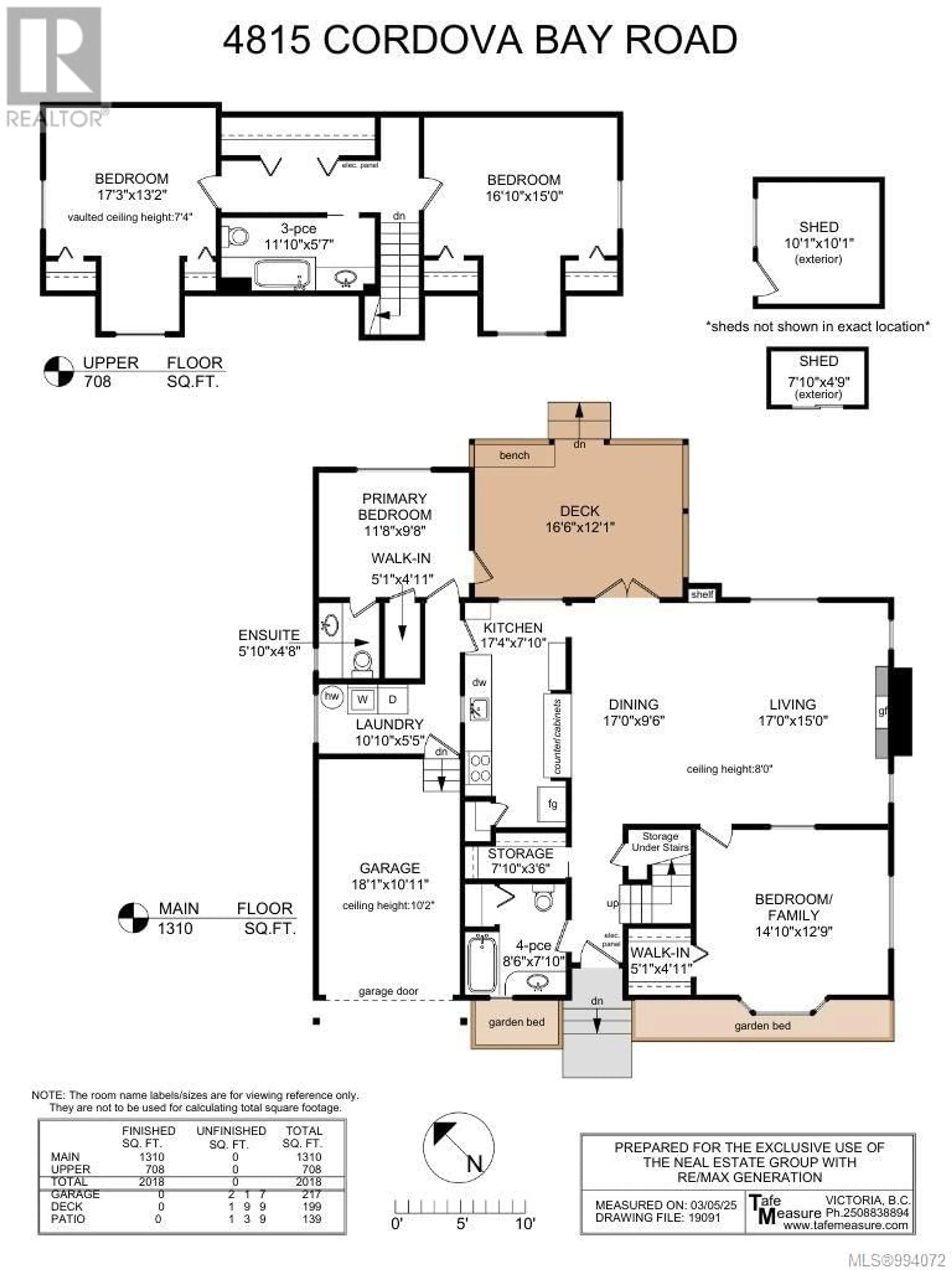 Floor plan for 4815 Cordova Bay Rd, Saanich British Columbia V8Y2J8