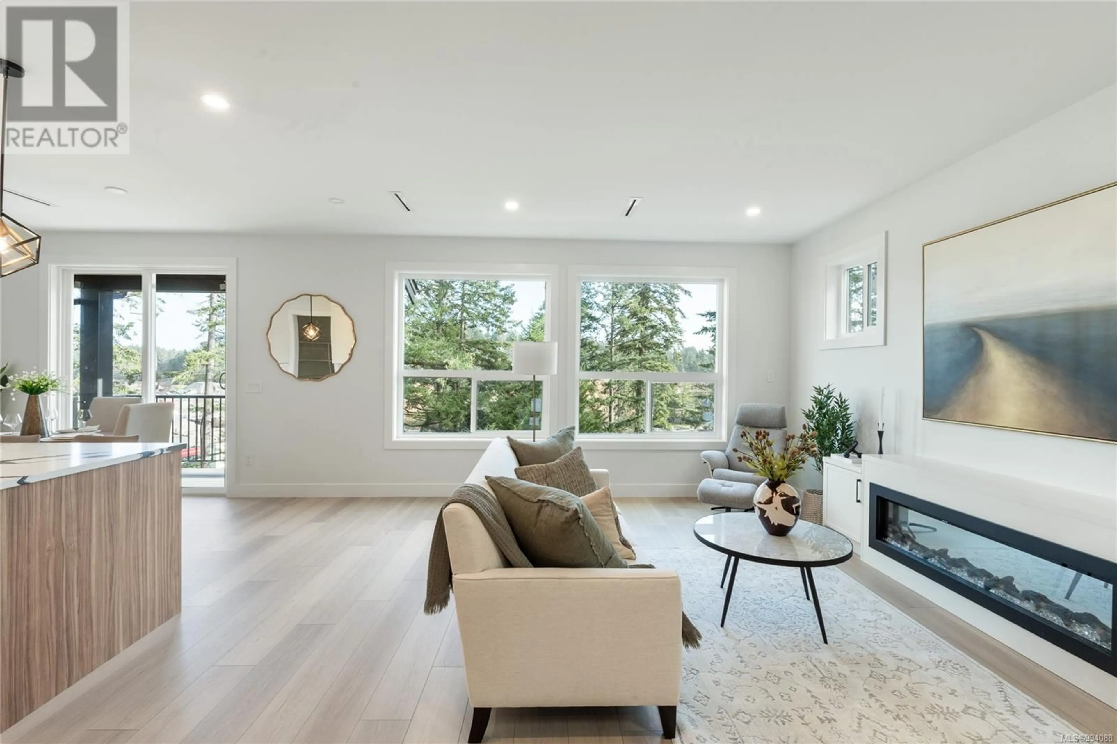 Living room with furniture, wood/laminate floor for 2335 SWALLOW PLACE, Langford British Columbia V9B6Y6