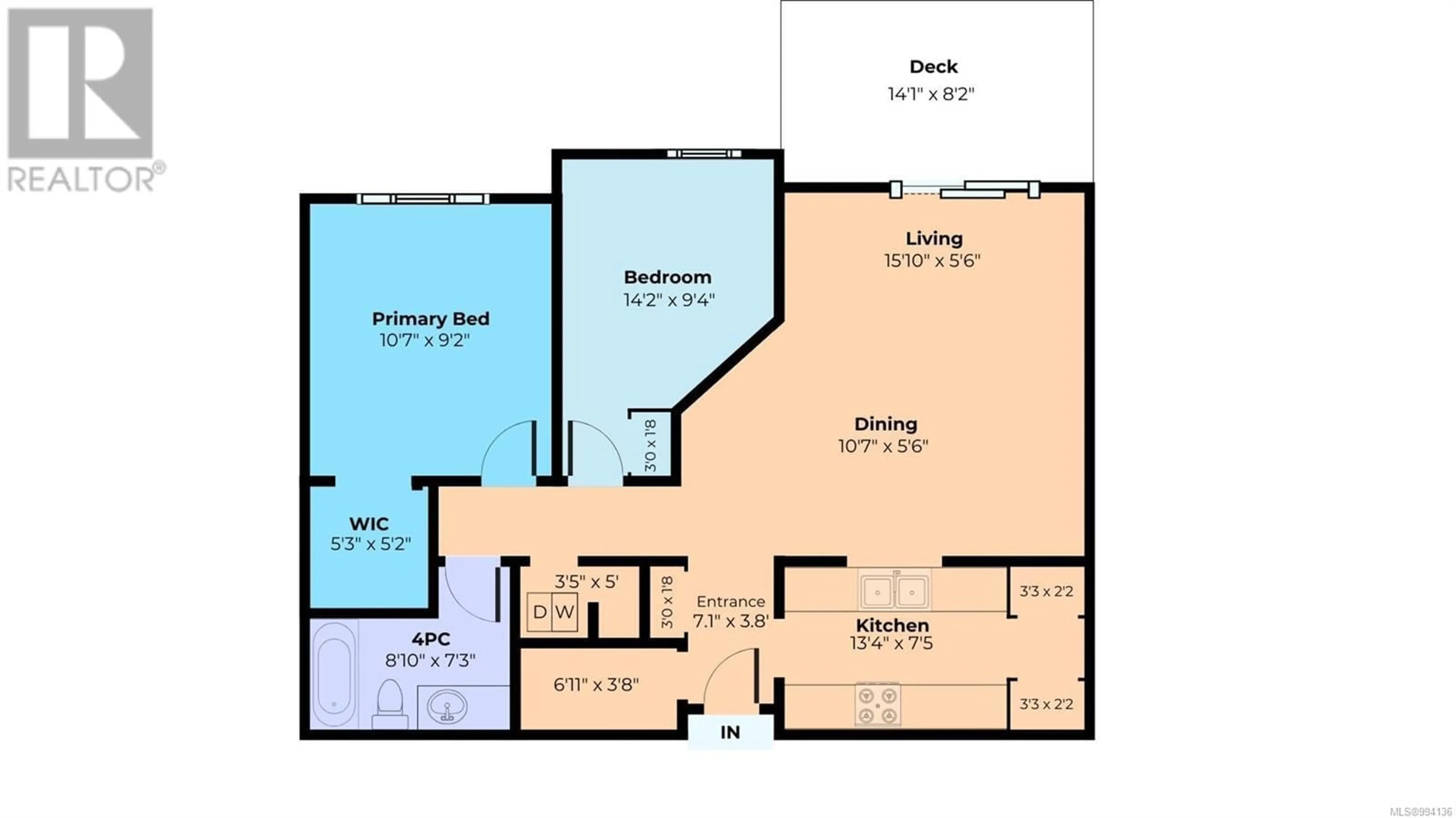 Floor plan for 107 - 840 BRAIDWOOD ROAD, Courtenay British Columbia V9N3R9