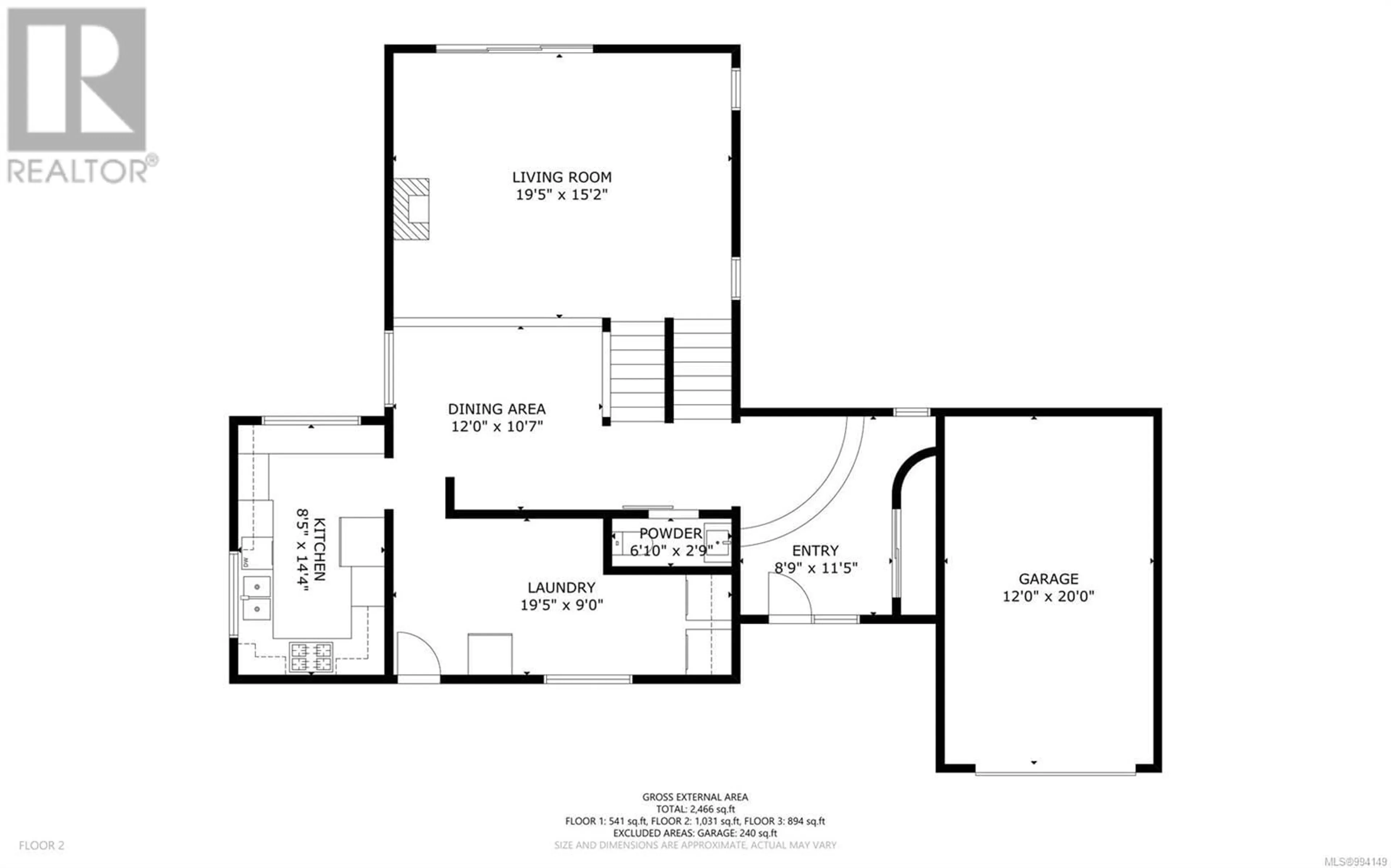 Floor plan for 241 ALDER STREET SOUTH, Campbell River British Columbia V9W2M9