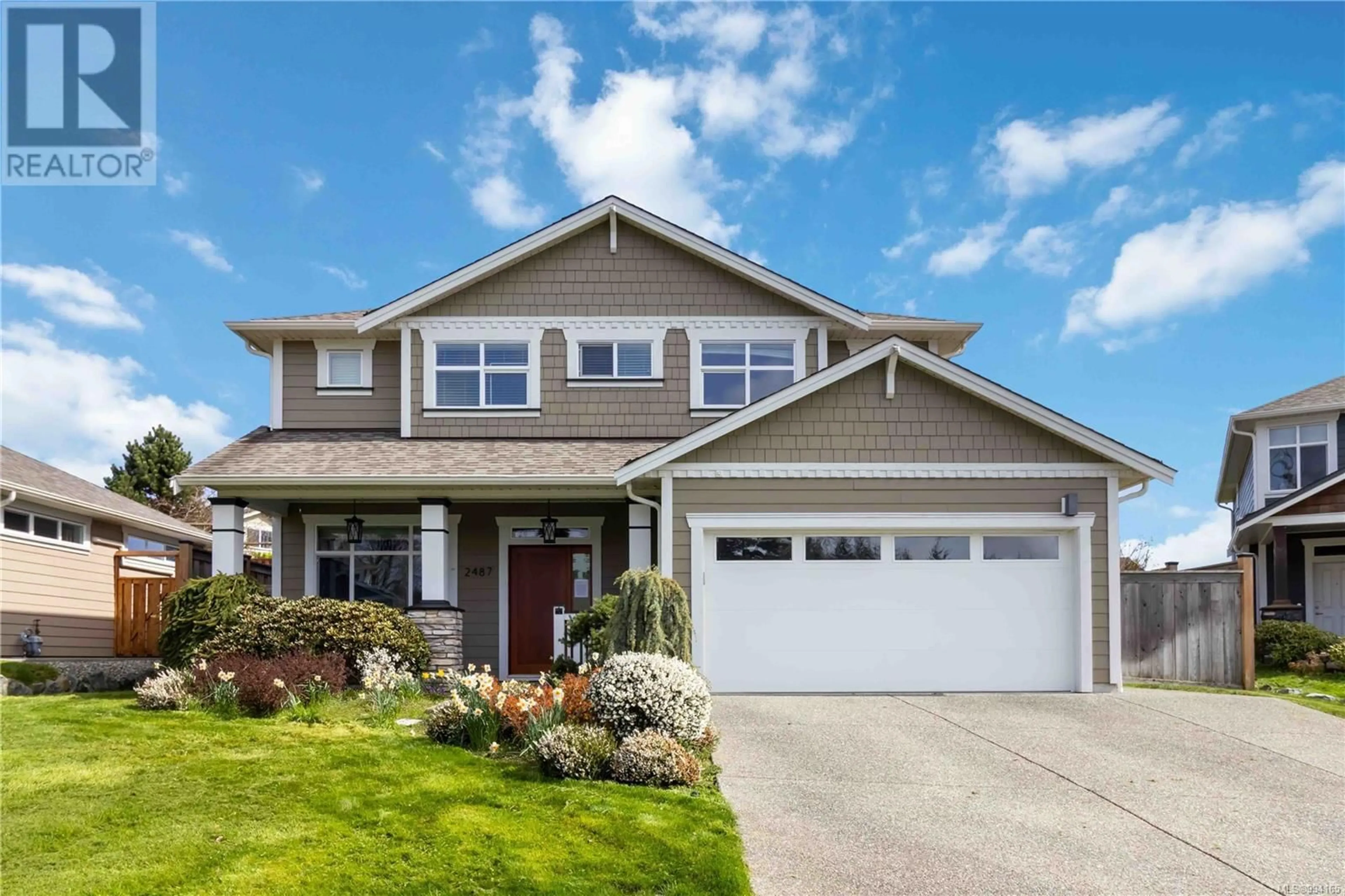 Home with vinyl exterior material, street for 2487 ANTHONY PLACE, Sooke British Columbia V9Z1N7
