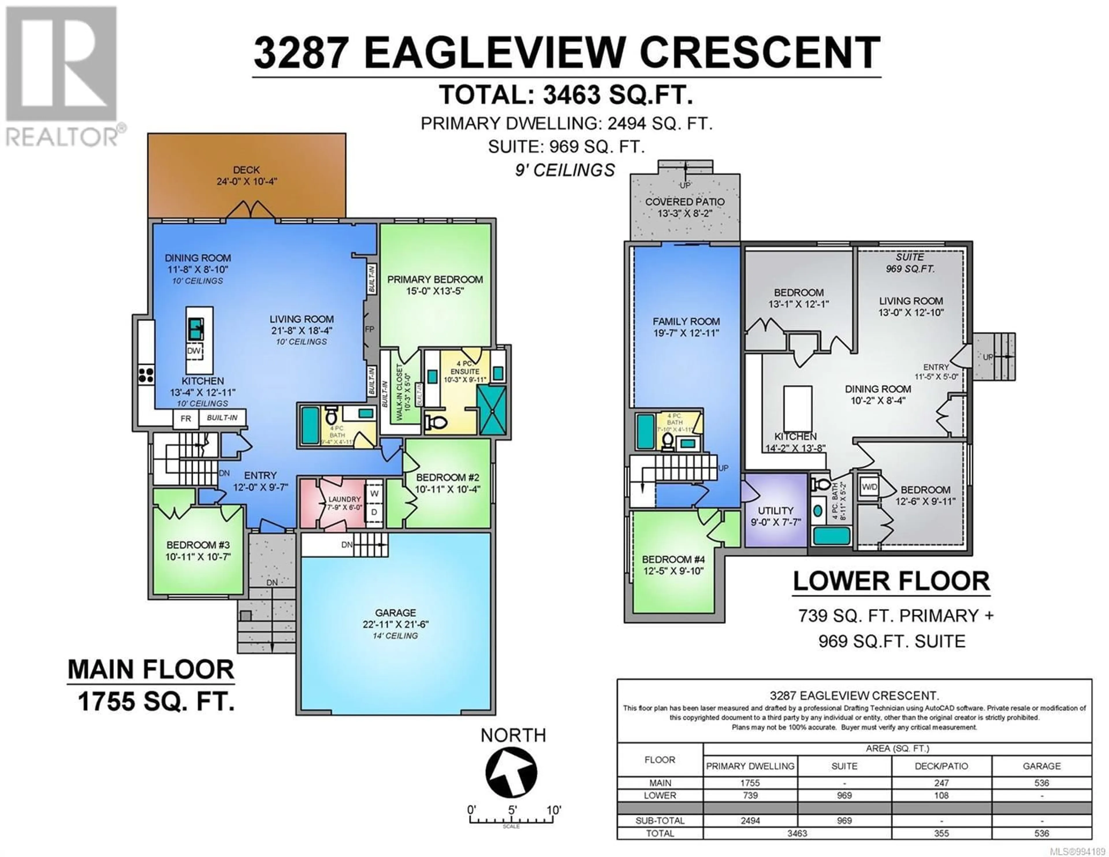 Floor plan for 3287 Eagleview Cres, Courtenay British Columbia V9B0B6