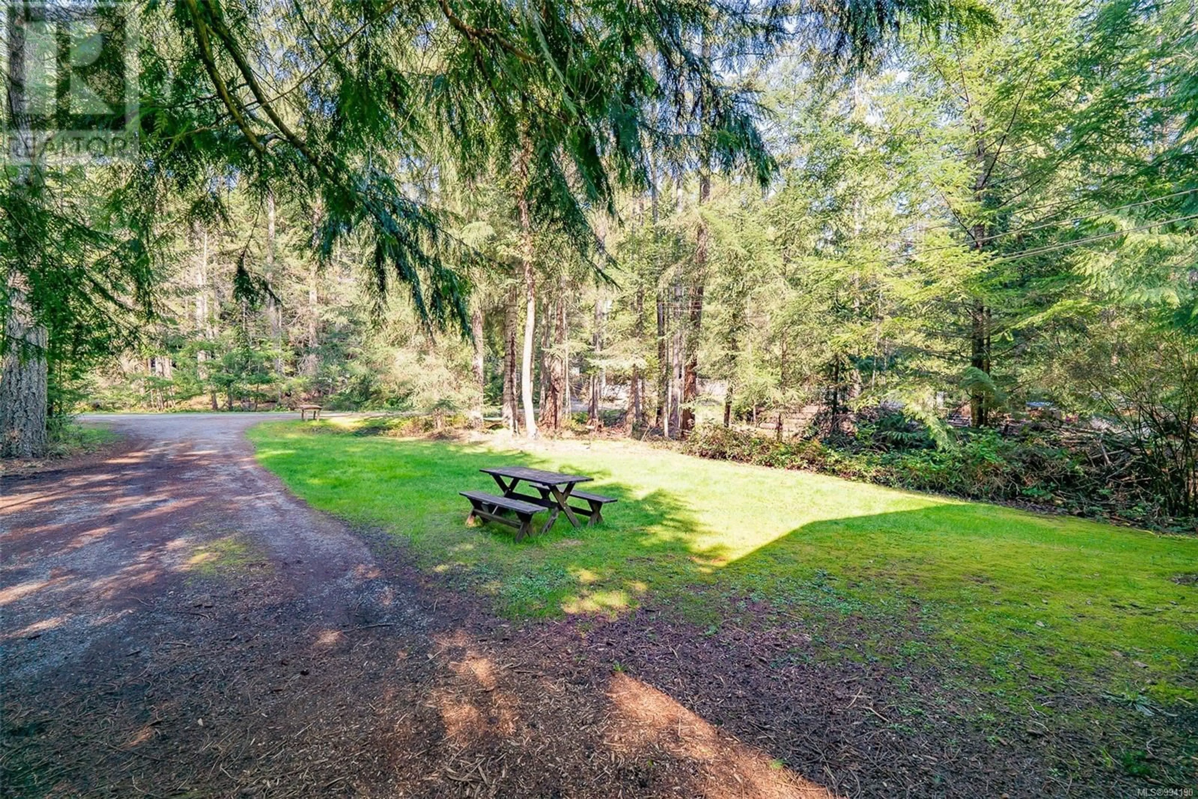 Patio, forest/trees view for 447 BERG ROAD, Gabriola Island British Columbia V0R1X2