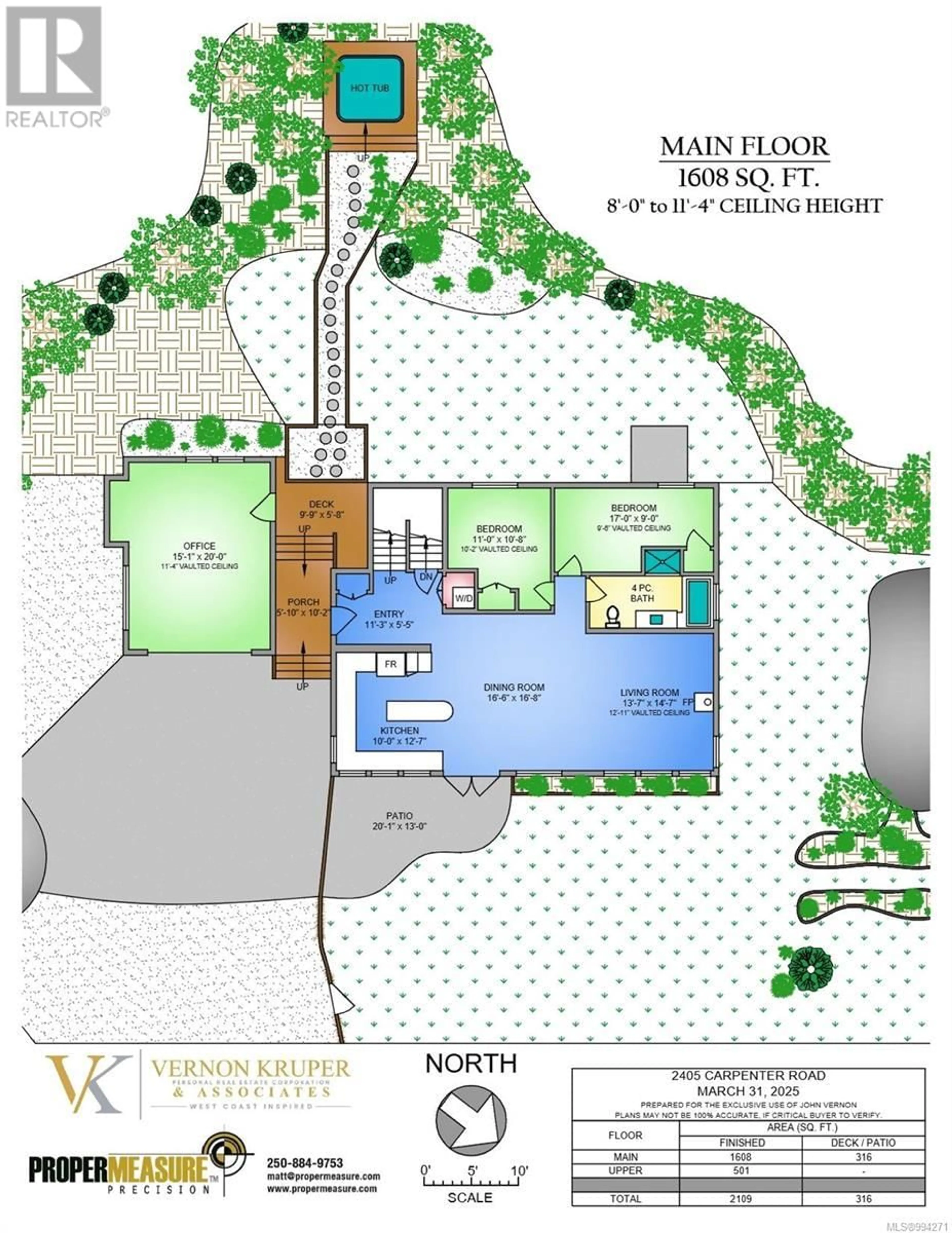 Floor plan for 2405 CARPENTER ROAD, Sooke British Columbia V9Z0R1