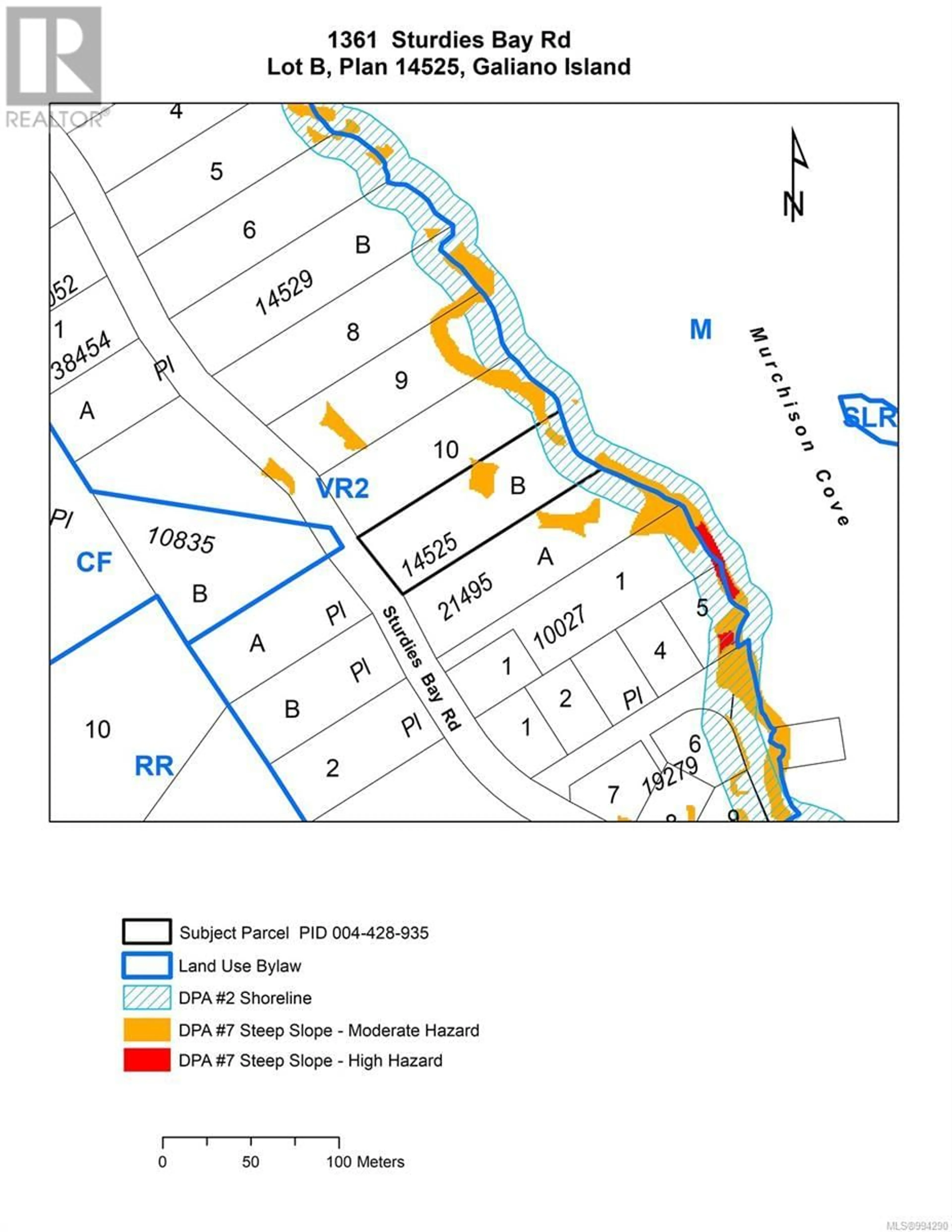 Picture of a map for 1361 STURDIES BAY ROAD, Galiano Island British Columbia V0N1P0