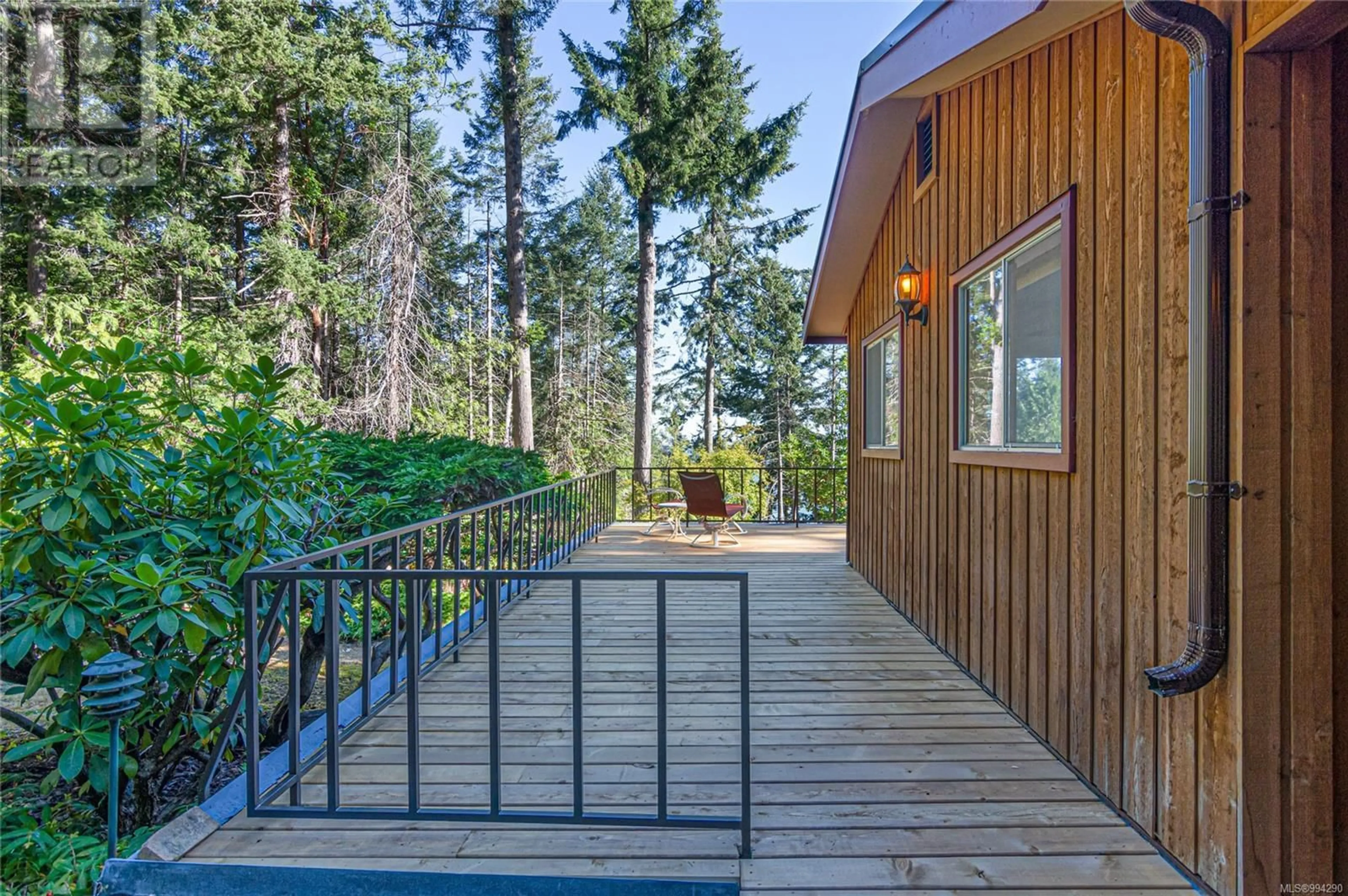 Patio, forest/trees view for 1361 STURDIES BAY ROAD, Galiano Island British Columbia V0N1P0