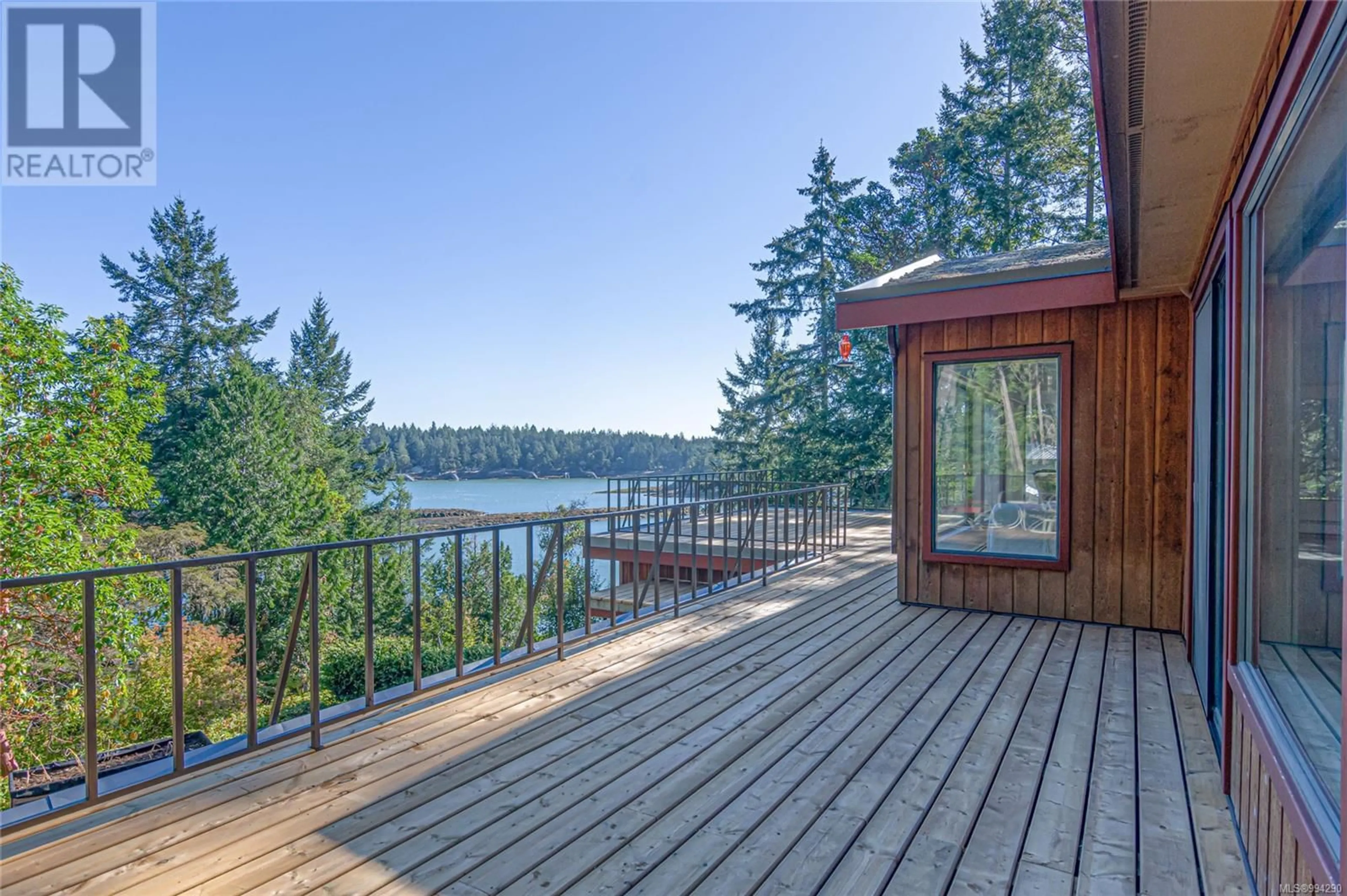 Patio, water/lake/river/ocean view for 1361 STURDIES BAY ROAD, Galiano Island British Columbia V0N1P0