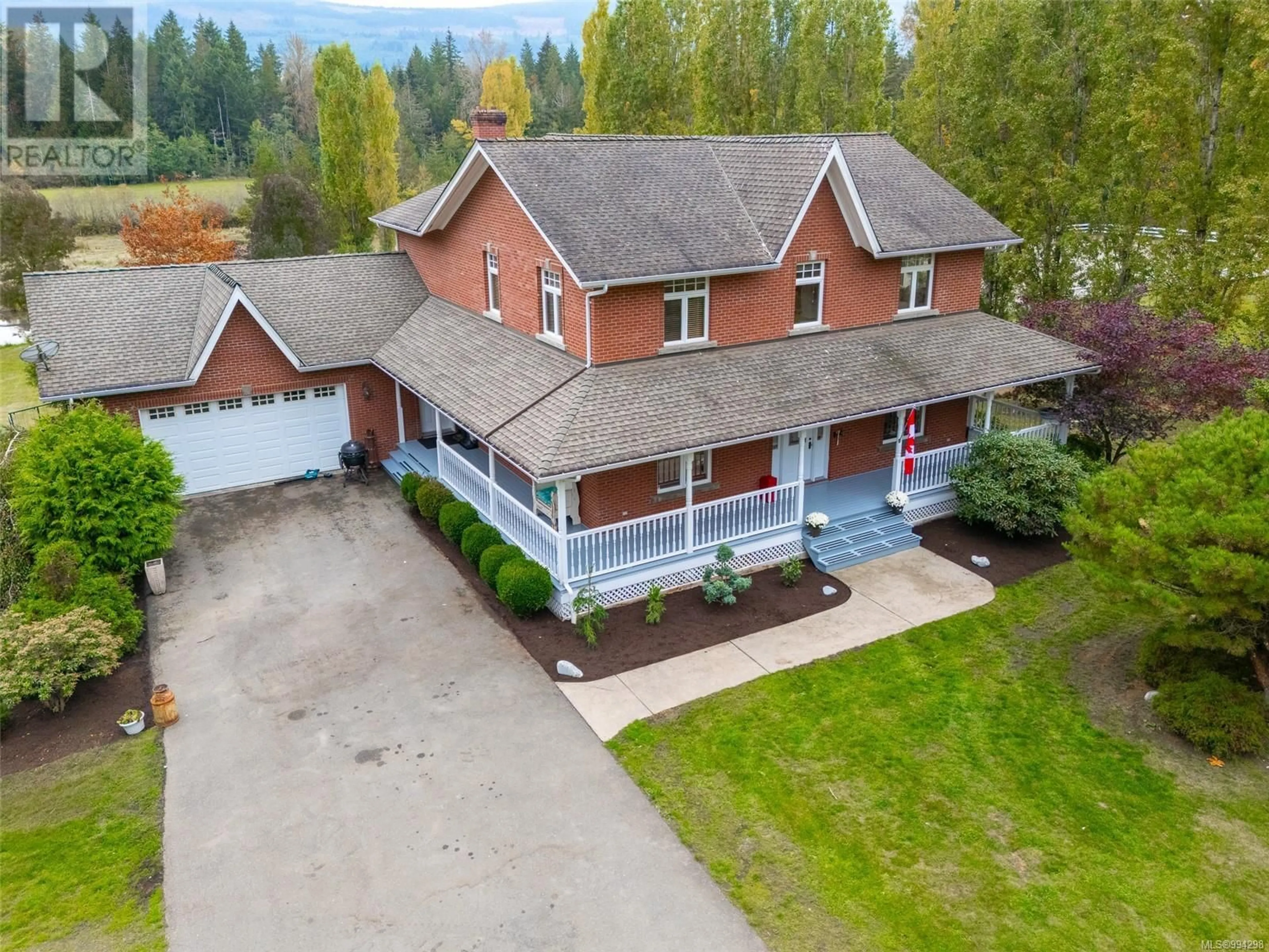 A pic from outside/outdoor area/front of a property/back of a property/a pic from drone, unknown for 1920 FISHER ROAD, Errington British Columbia V0R1V0
