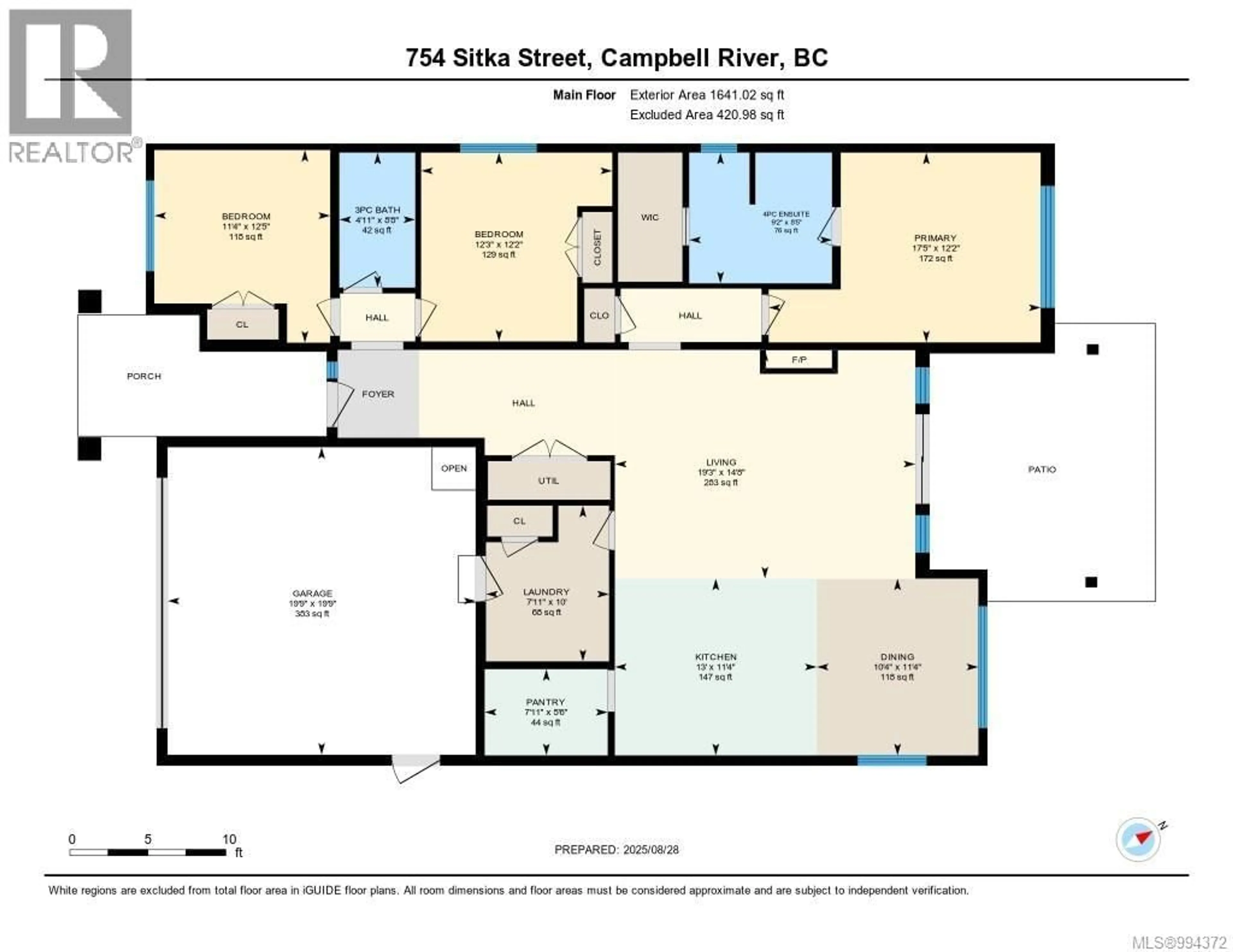 Floor plan for 754 SITKA STREET, Campbell River British Columbia V9H0G4