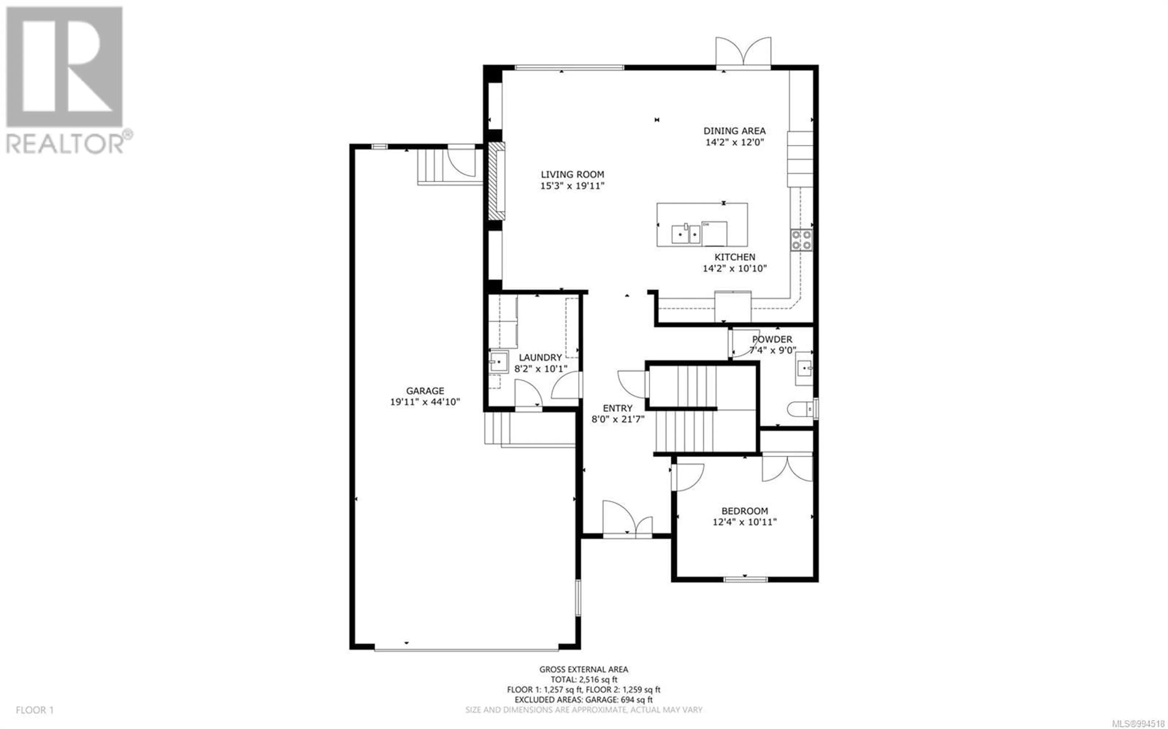 Floor plan for 85 VERMONT DRIVE, Campbell River British Columbia V9W7K3