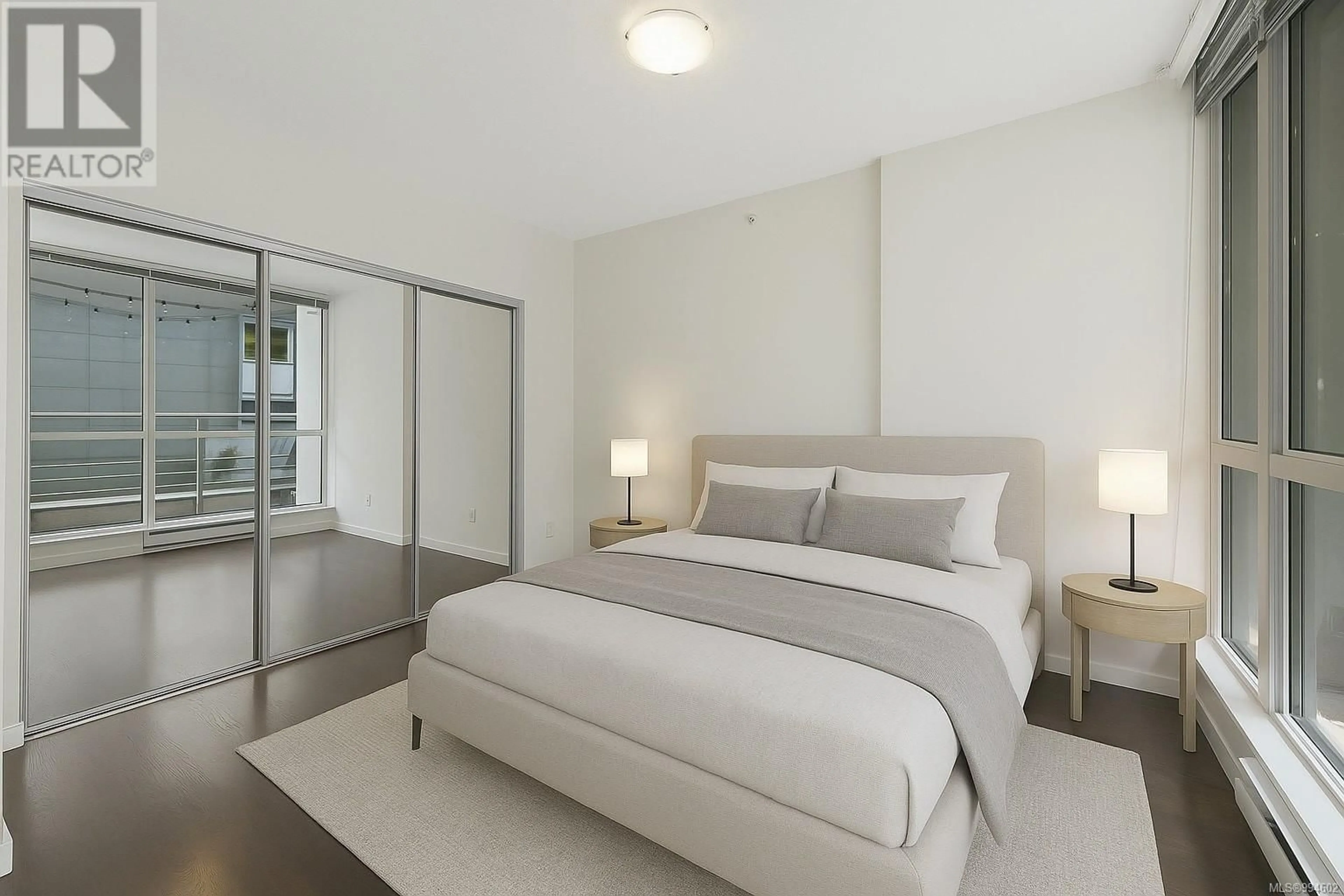 Bedroom with bed, unknown for 301 - 732 CORMORANT STREET, Victoria British Columbia V8W4A5