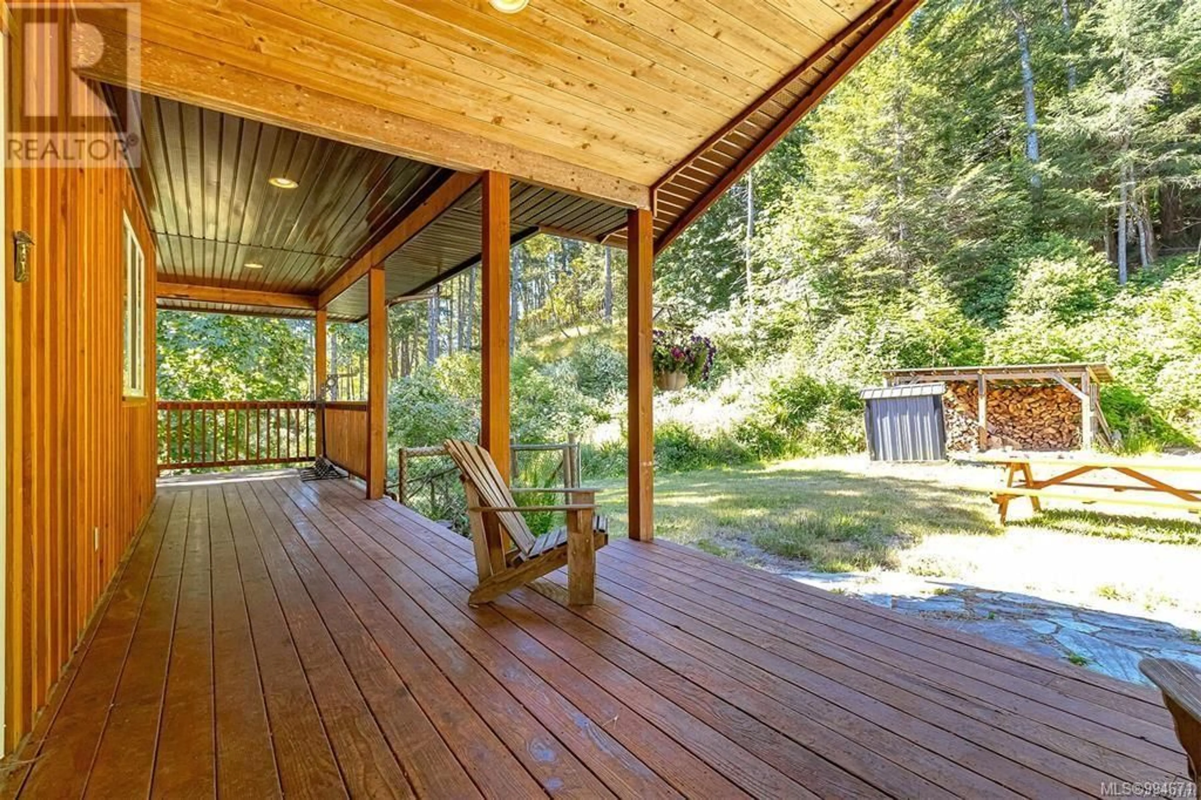 Patio, forest/trees view for 1291 BOULDERPATH ROAD, Metchosin British Columbia V9C3X5
