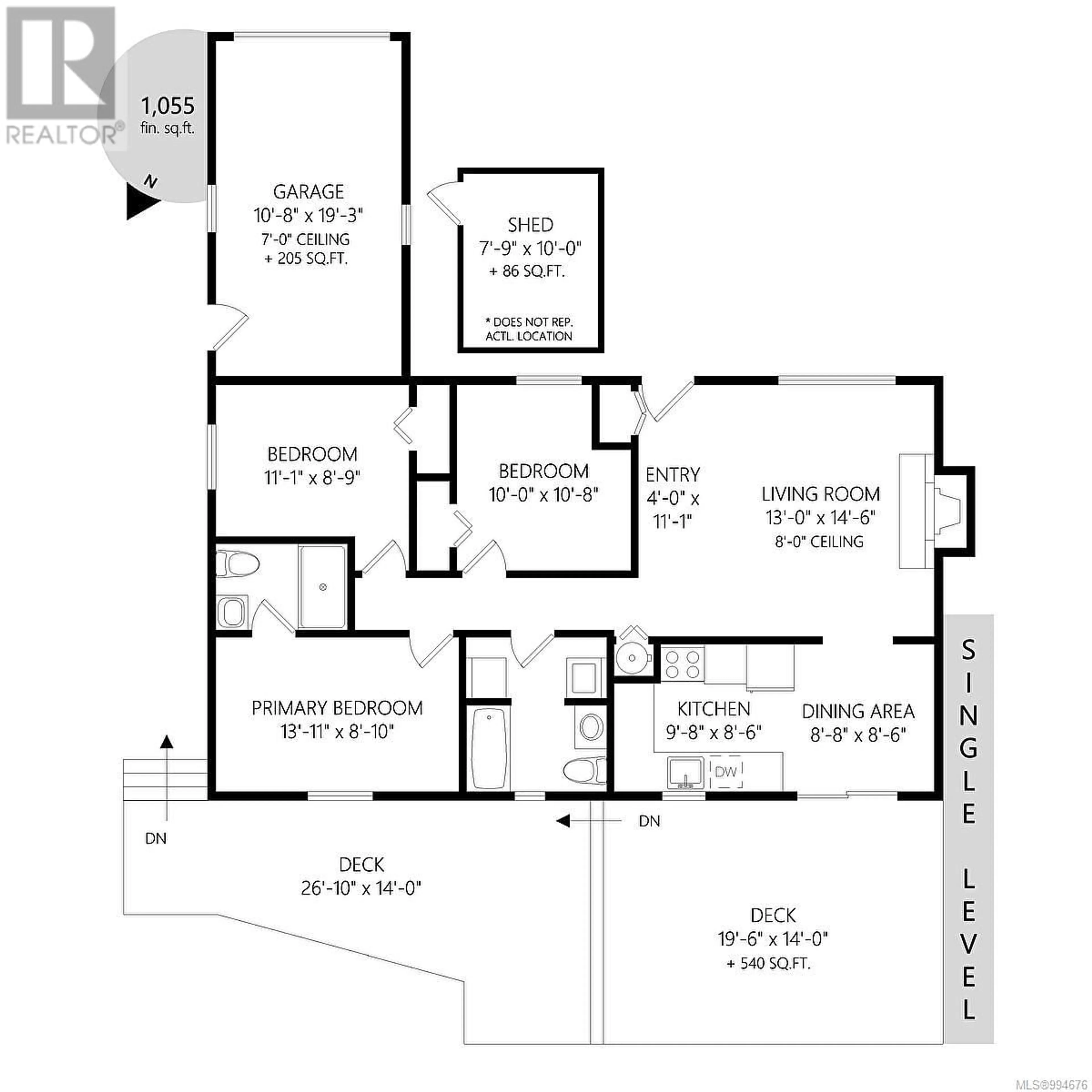 Floor plan for 3346 BETULA PLACE, Colwood British Columbia V9C2N6