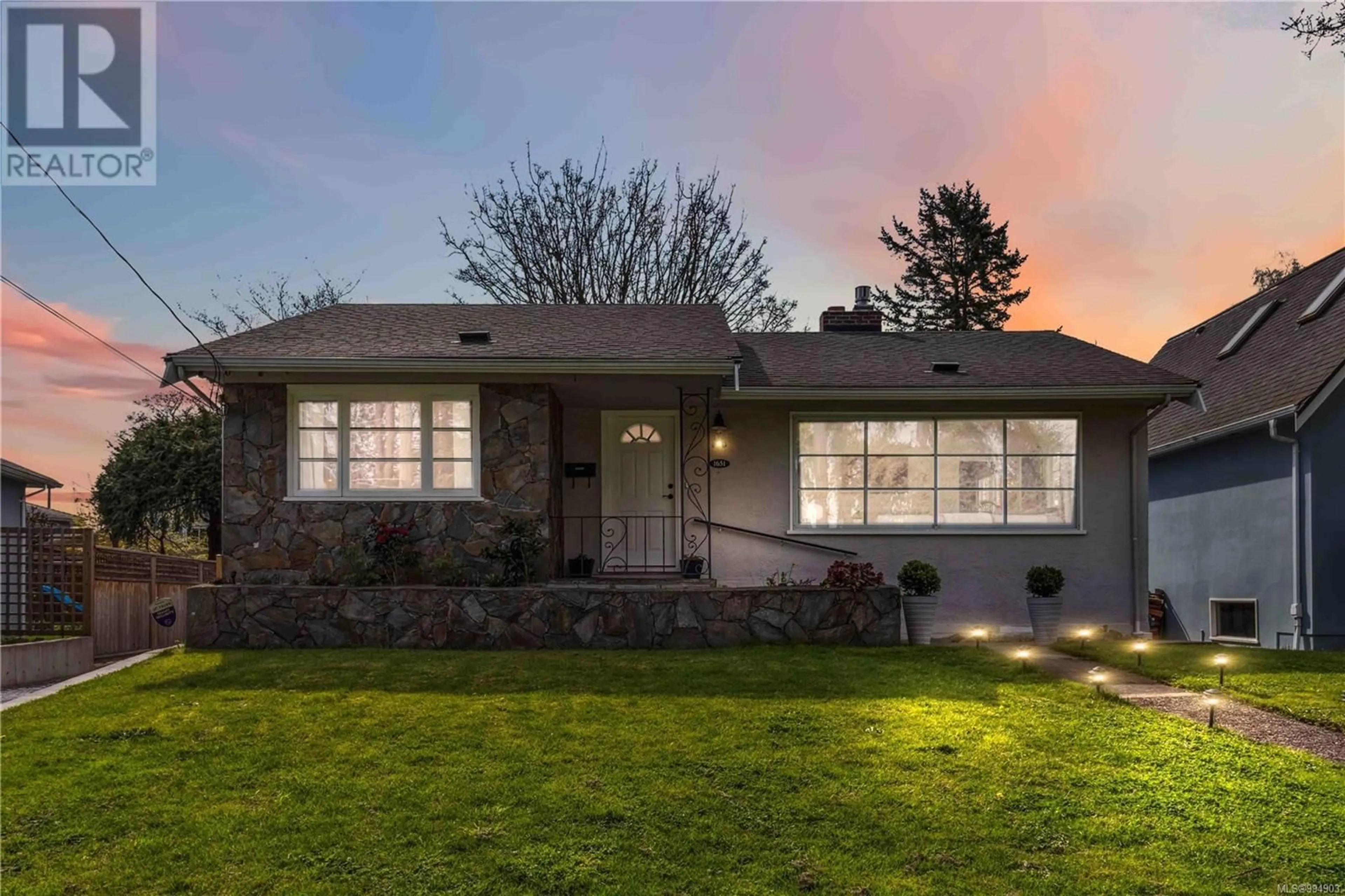 Home with brick exterior material, street for 1651 FAIRFIELD ROAD, Victoria British Columbia V8S1G4