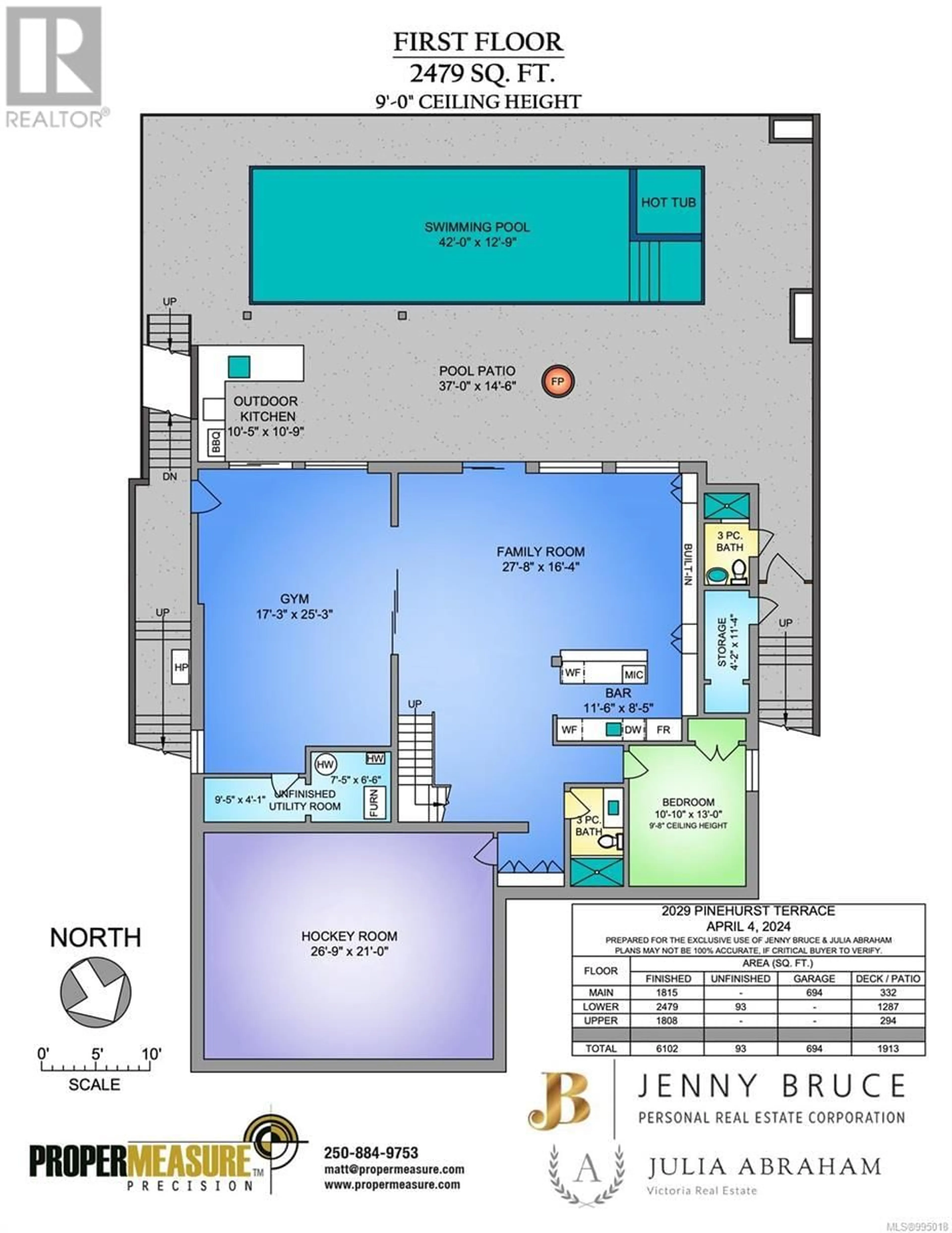 Floor plan for 2029 PINEHURST TERRACE, Langford British Columbia V9B3S3
