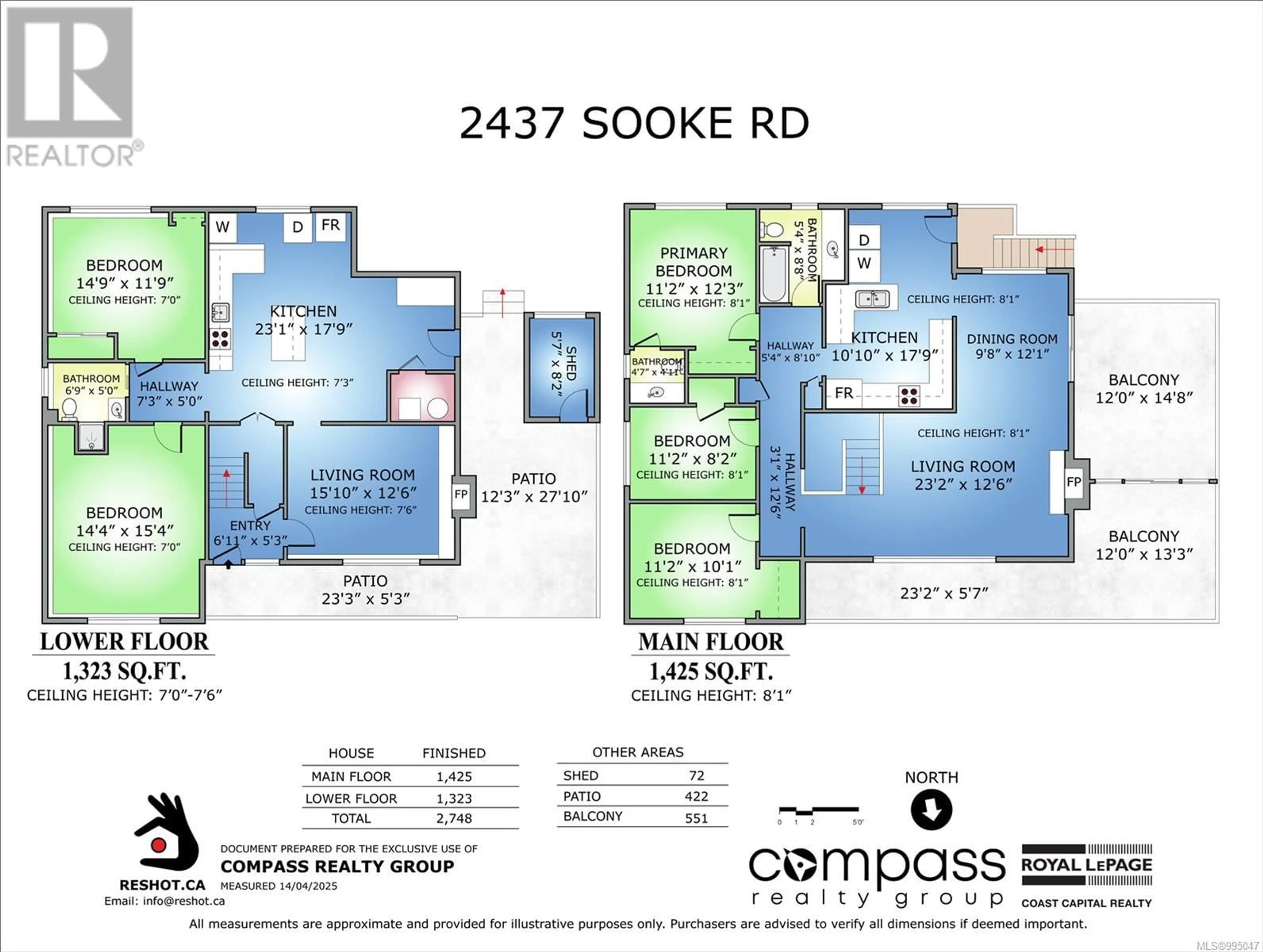 Floor plan for 2437 SOOKE ROAD, Colwood British Columbia V9B1Y1