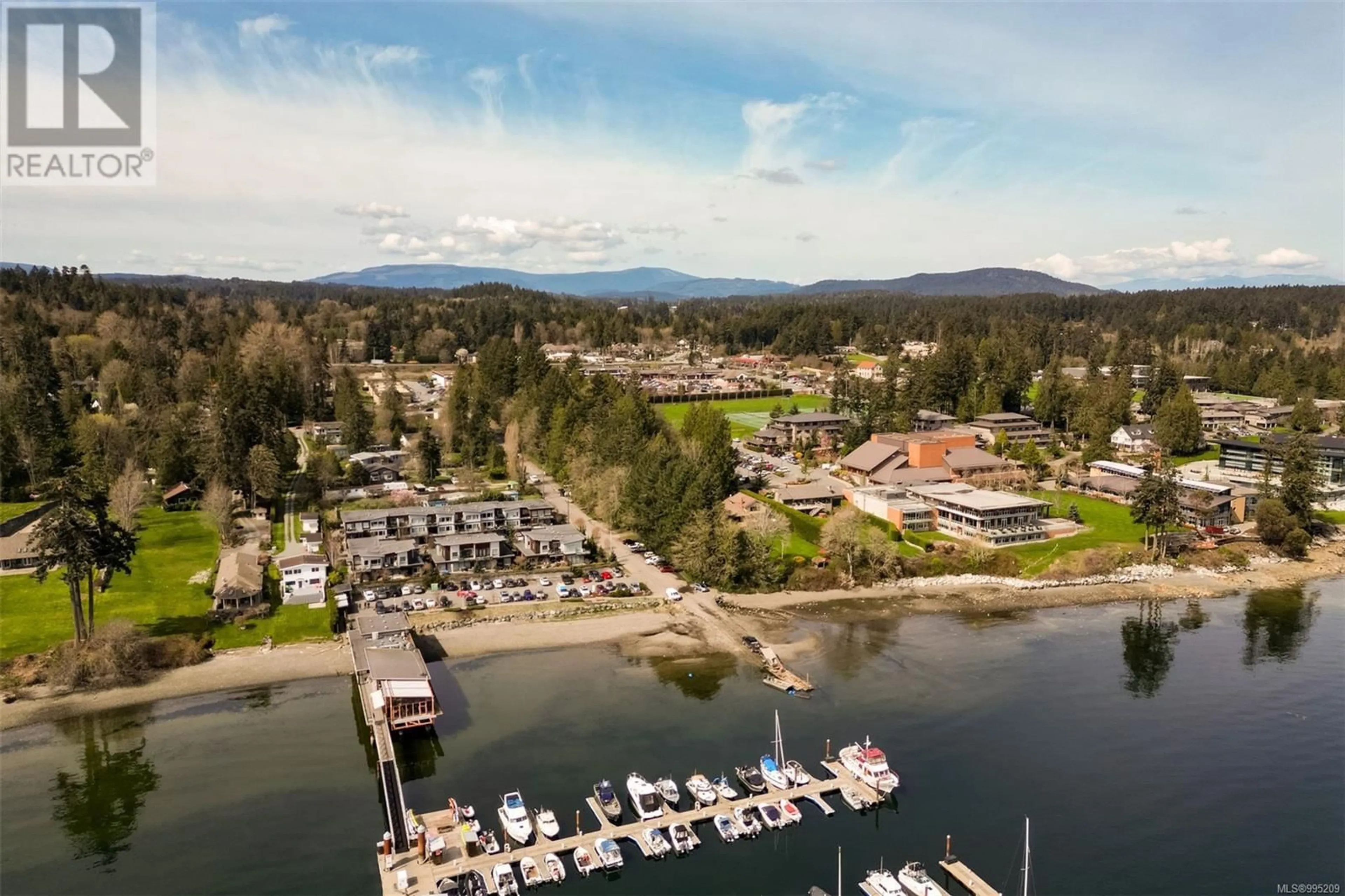 A pic from outside/outdoor area/front of a property/back of a property/a pic from drone, water/lake/river/ocean view for 101 - 744 HANDY ROAD, Mill Bay British Columbia V0R2P1