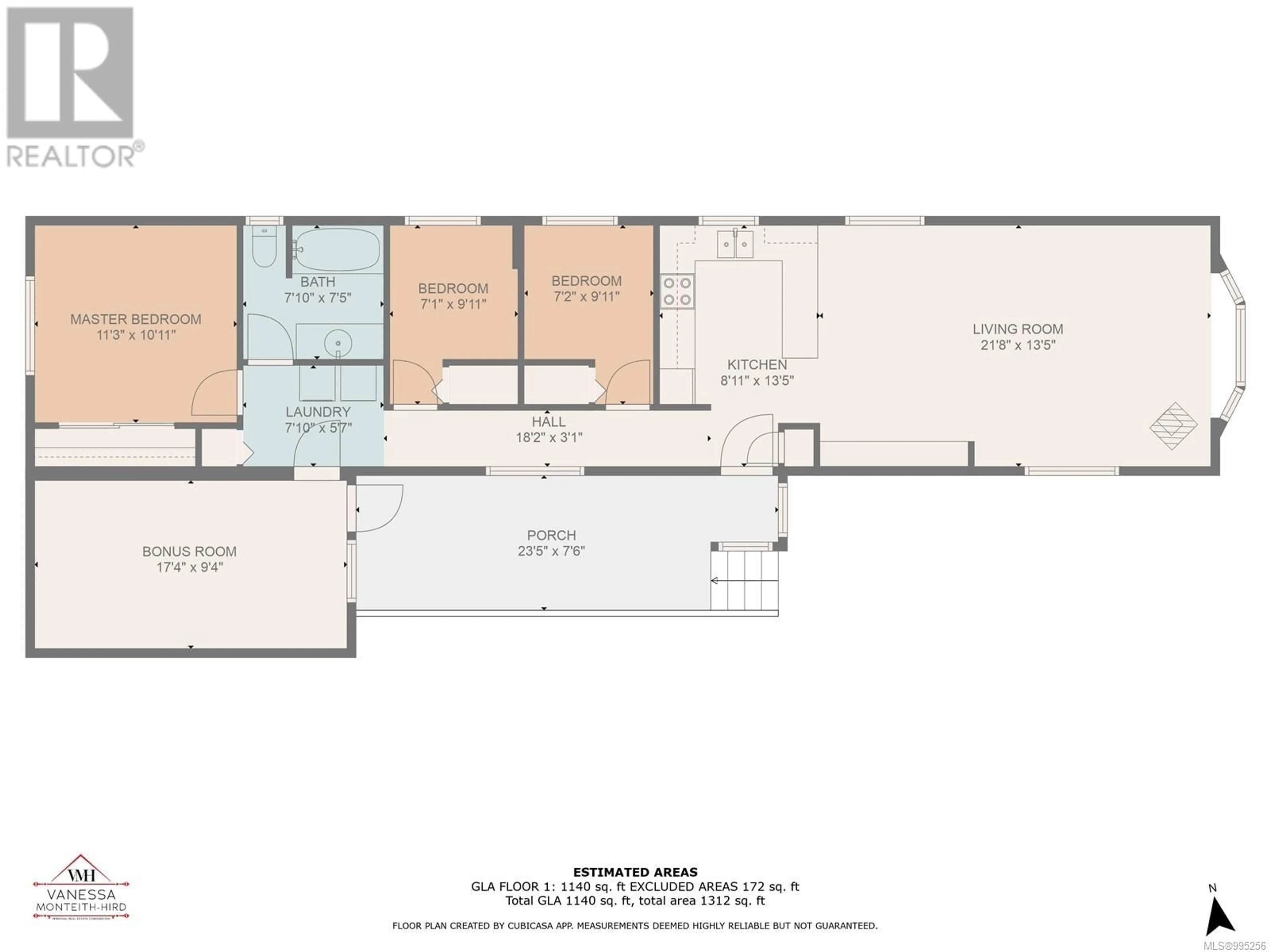 Floor plan for 2 - 3325 ISLAND HIGHWAY, Campbell River British Columbia V9W2H9