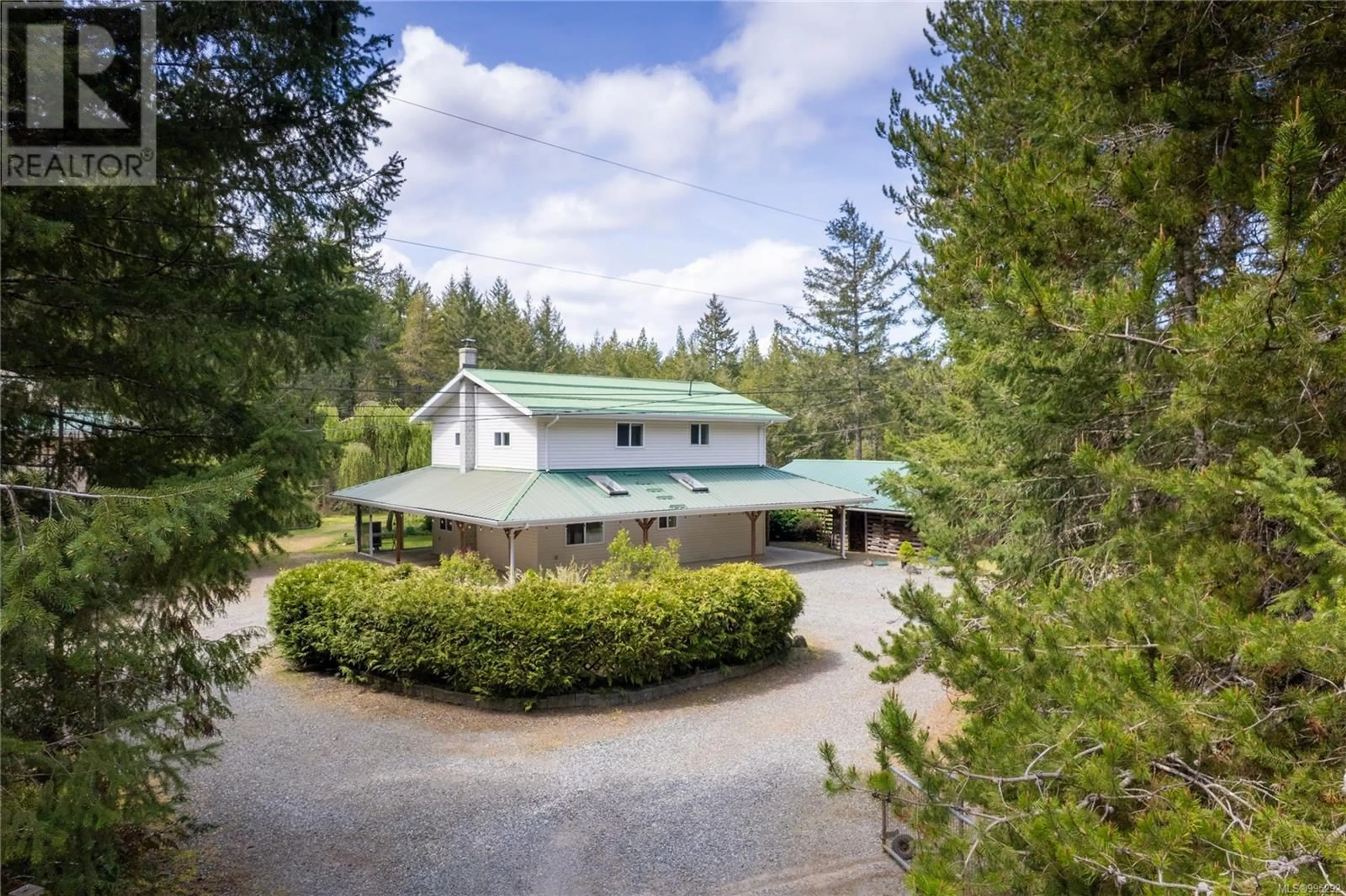 A pic from outside/outdoor area/front of a property/back of a property/a pic from drone, unknown for 1311 DOBSON ROAD, Errington British Columbia V0R1V0