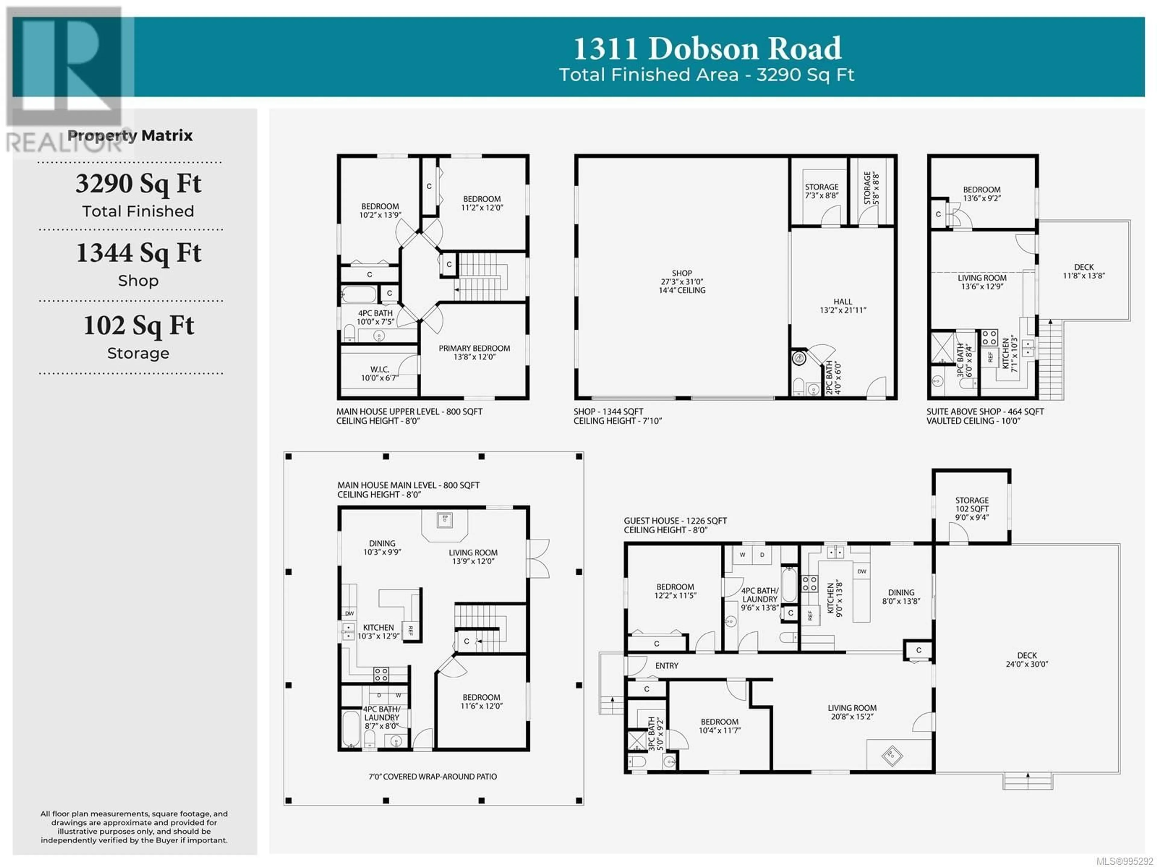 Floor plan for 1311 DOBSON ROAD, Errington British Columbia V0R1V0