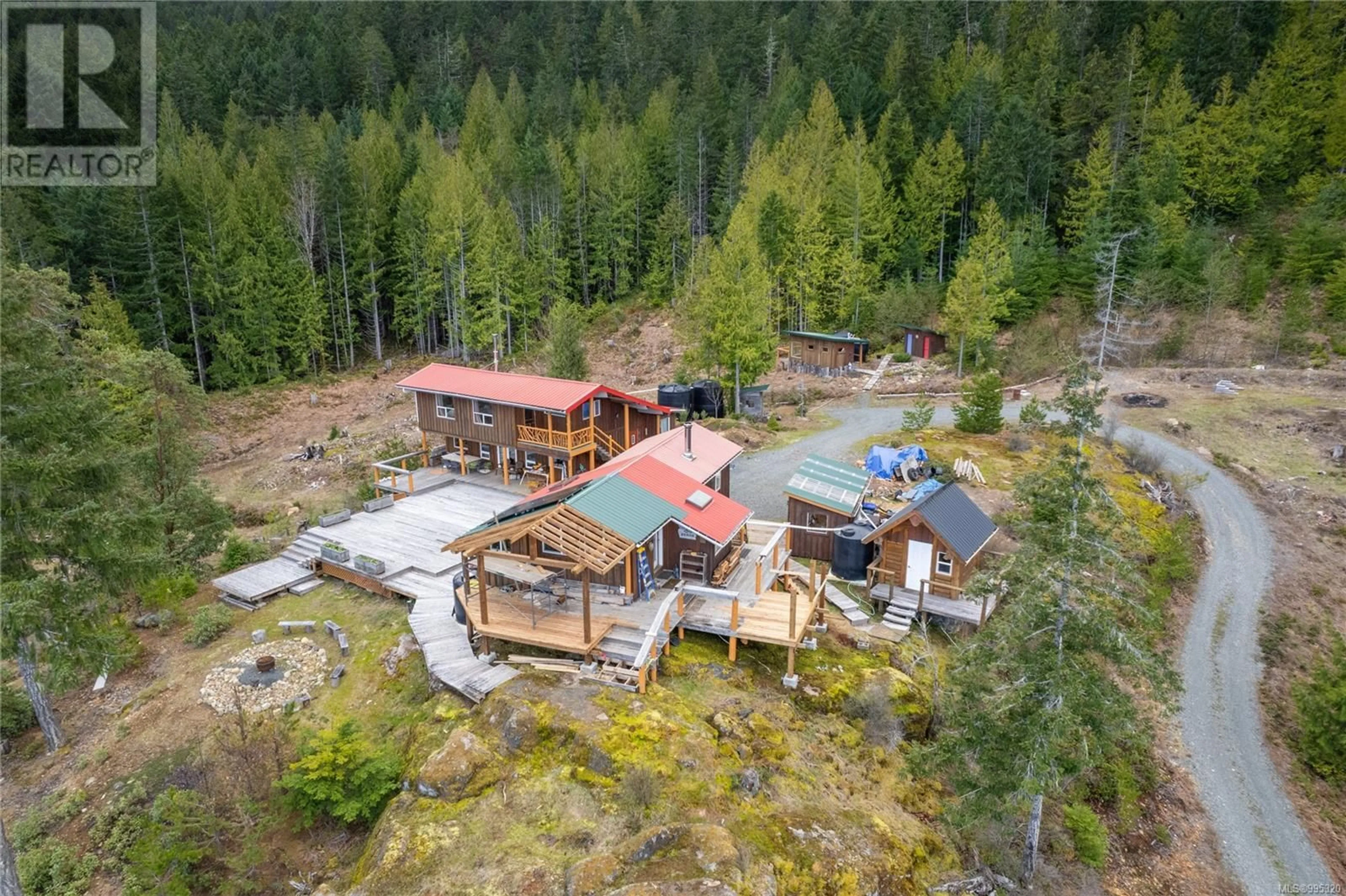 A pic from outside/outdoor area/front of a property/back of a property/a pic from drone, forest/trees view for 2770 MARSHLAND ROAD, Qualicum Beach British Columbia V9K2L7