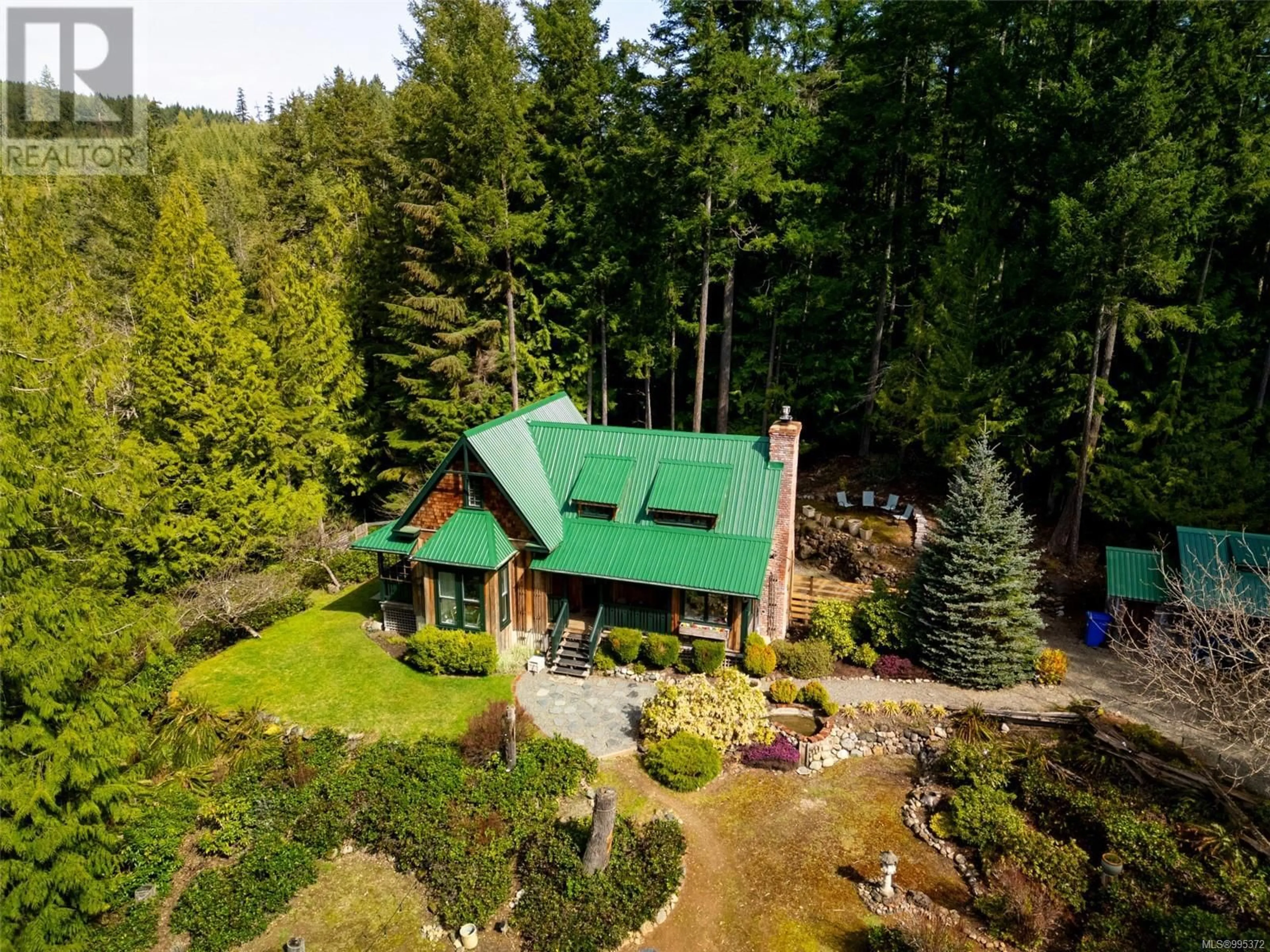 A pic from outside/outdoor area/front of a property/back of a property/a pic from drone, forest/trees view for 3003 GLEN EAGLES ROAD, Shawnigan Lake British Columbia V0R2W1